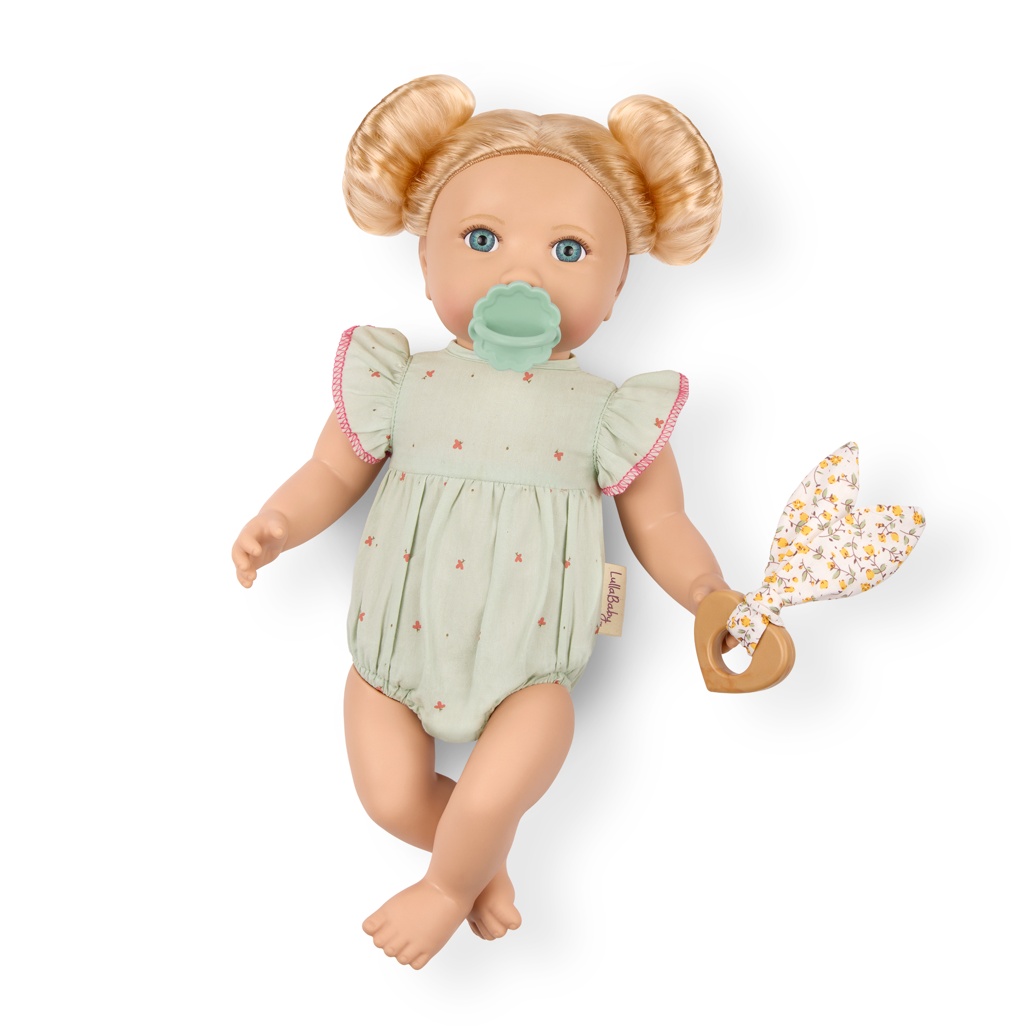 LullaBaby doll with blonde hair and blue outfit