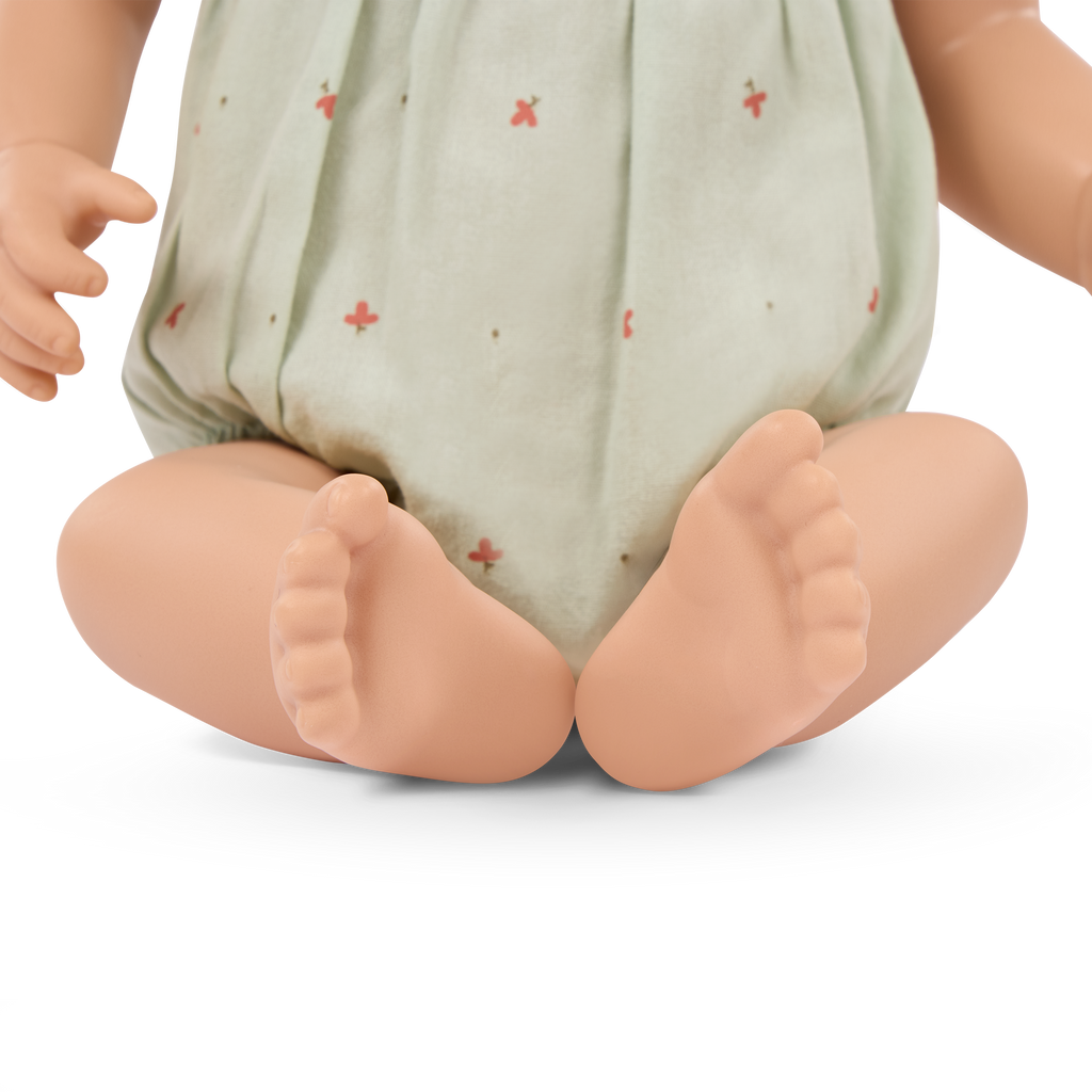 LullaBaby doll with blonde hair and blue outfit