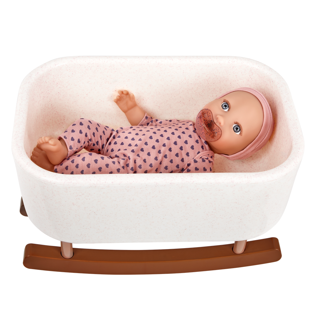 LullaBaby Doll & Bassinet Set