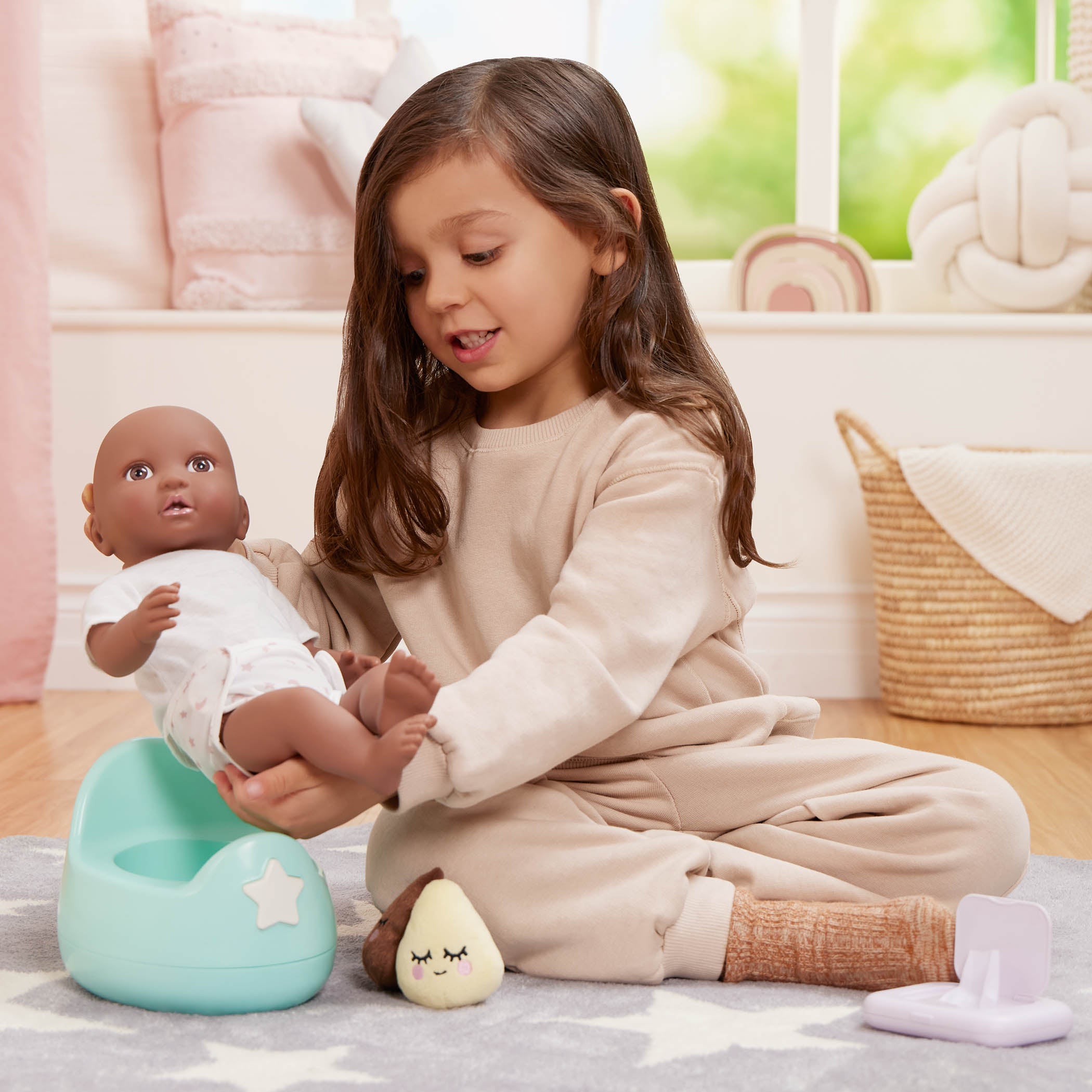 LullaBaby Doll Potty Training Set
