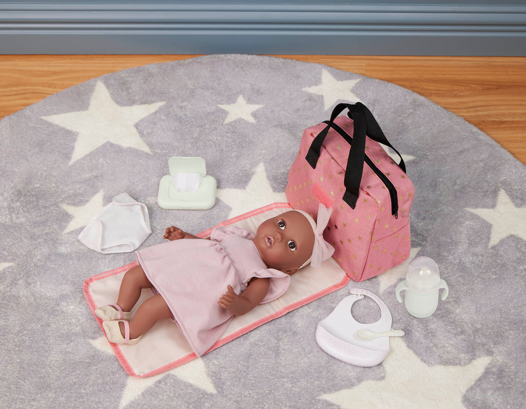 LullaBaby Doll Diaper Bag Set
