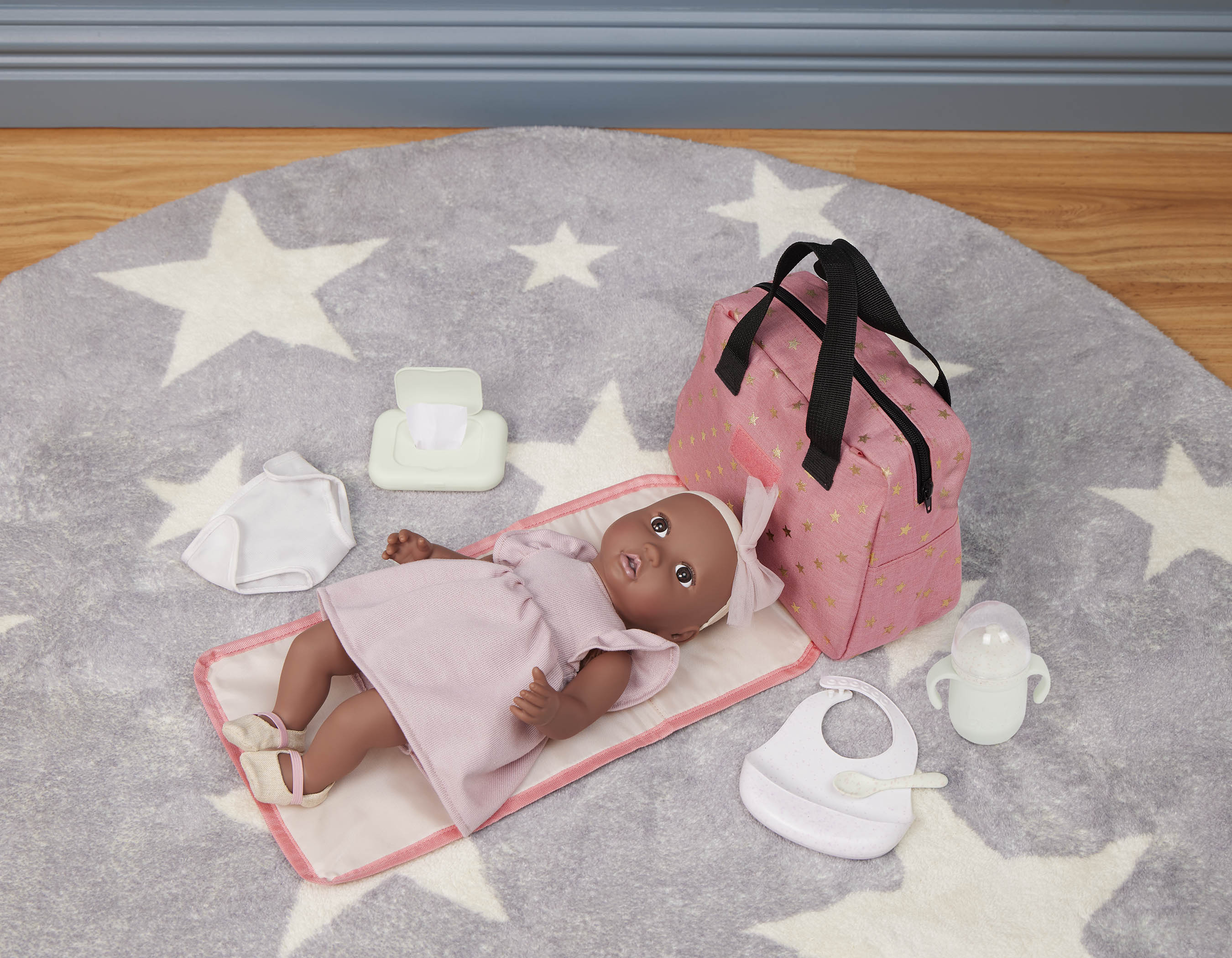 LullaBaby Doll Diaper Bag Set