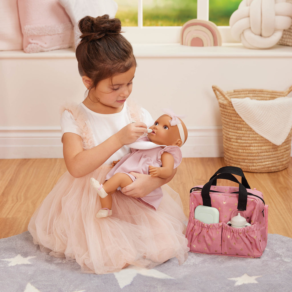 LullaBaby Doll Diaper Bag Set