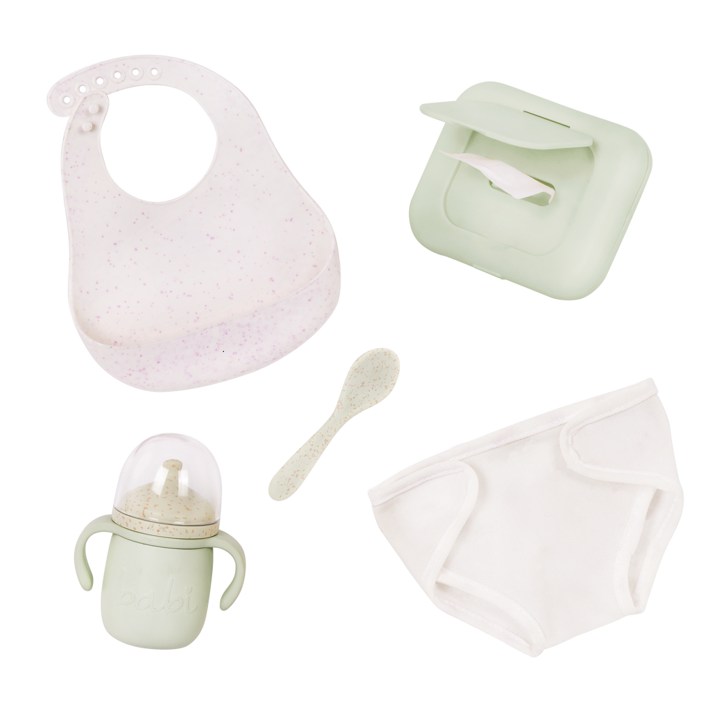 LullaBaby Doll Diaper Bag Set