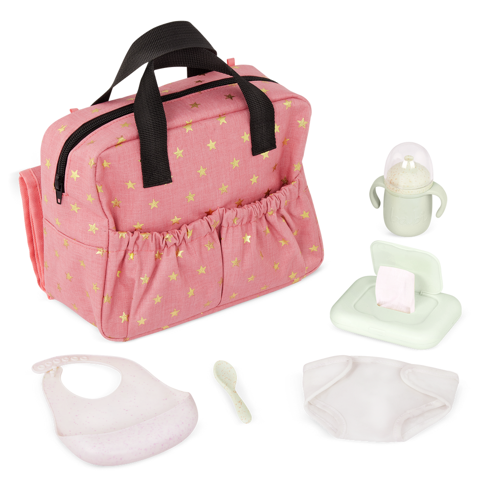 LullaBaby Doll Diaper Bag Set