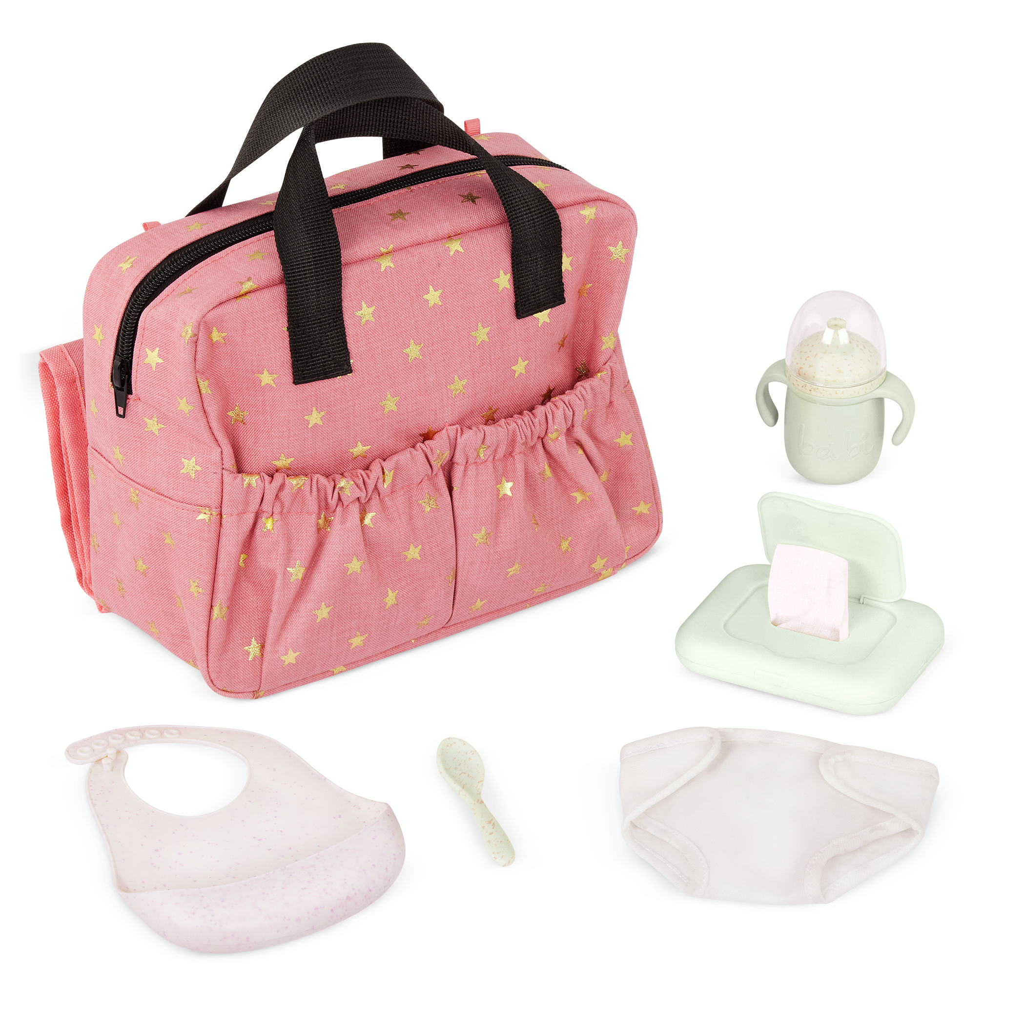 LullaBaby Doll Diaper Bag Set