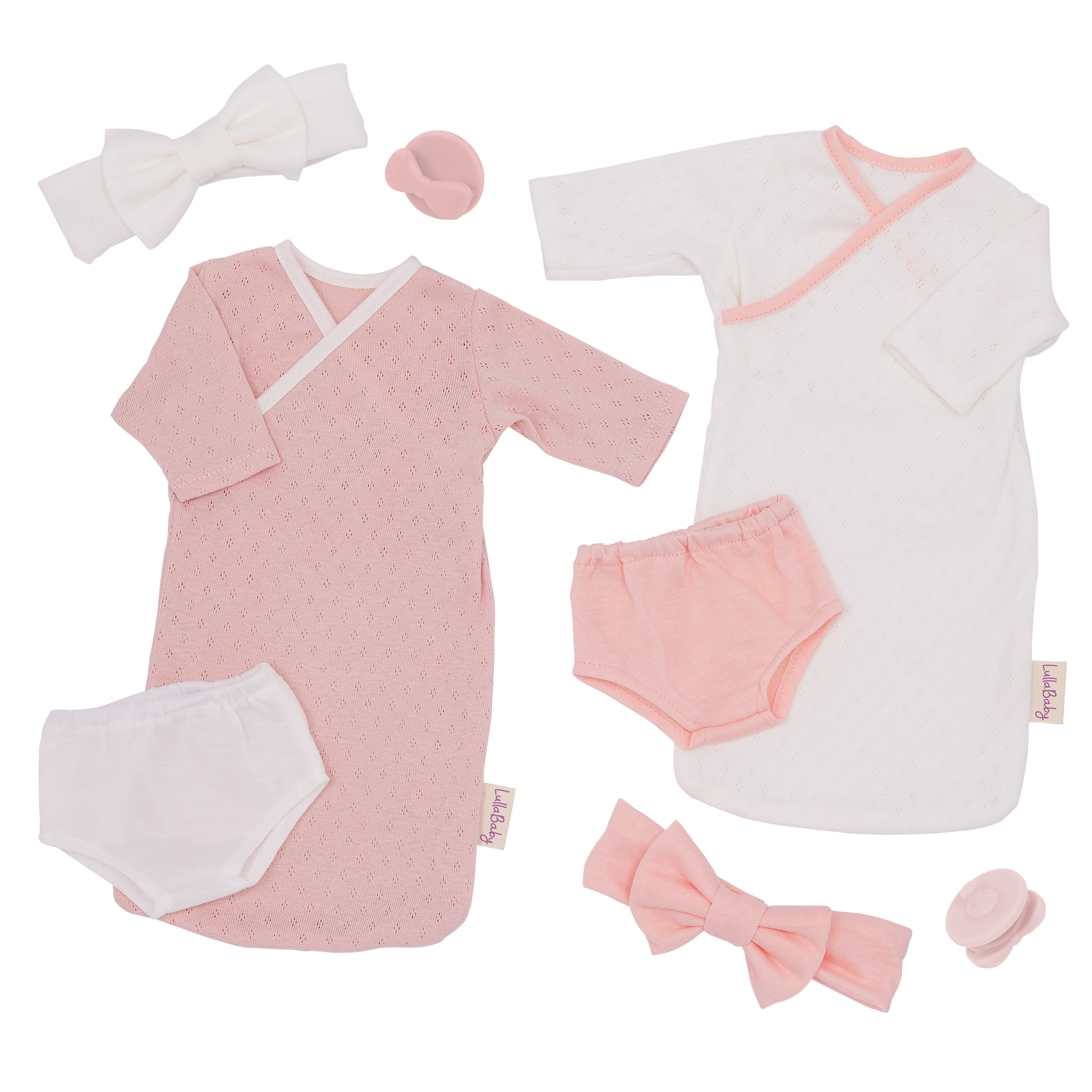 LullaBaby Doll Sleep Sacks Outfit