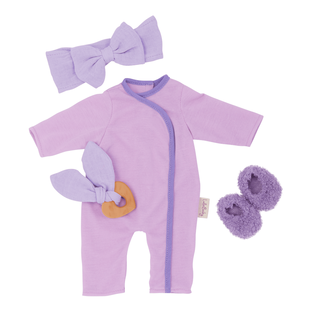 LullaBaby Doll Purple Pajama