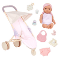 Baby Doll & Jogging Stroller Set - LullaBaby