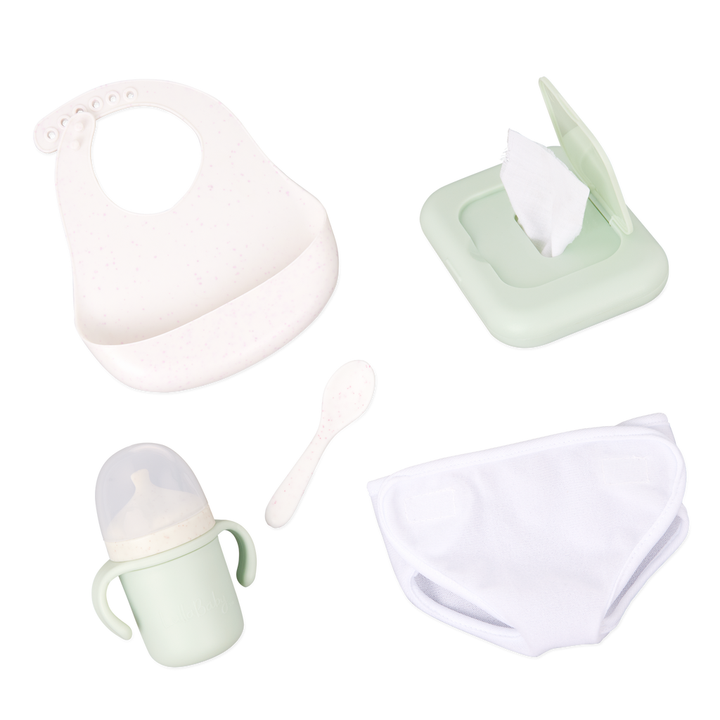 LullaBaby Doll Diaper Bag Set