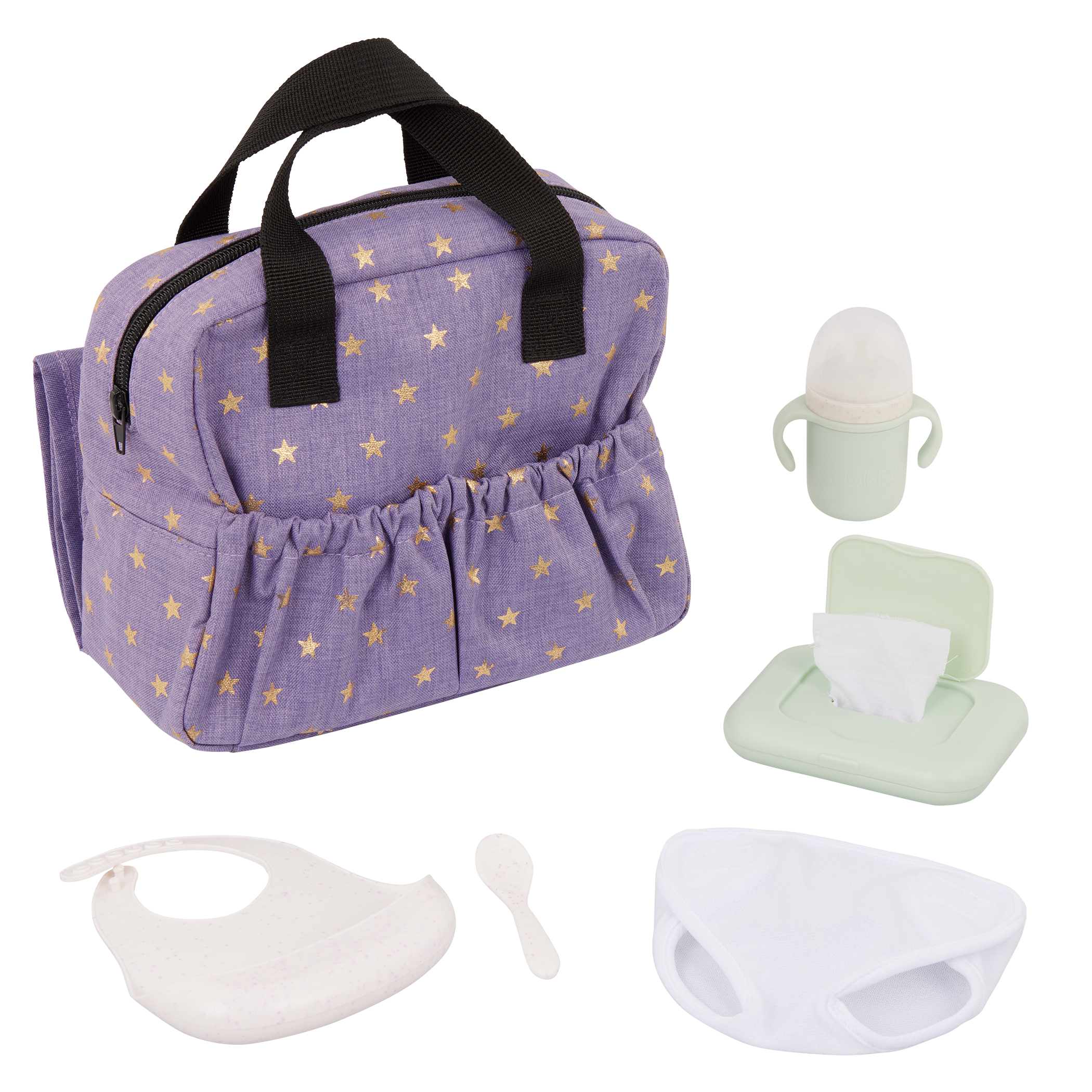 LullaBaby Doll Diaper Bag Set