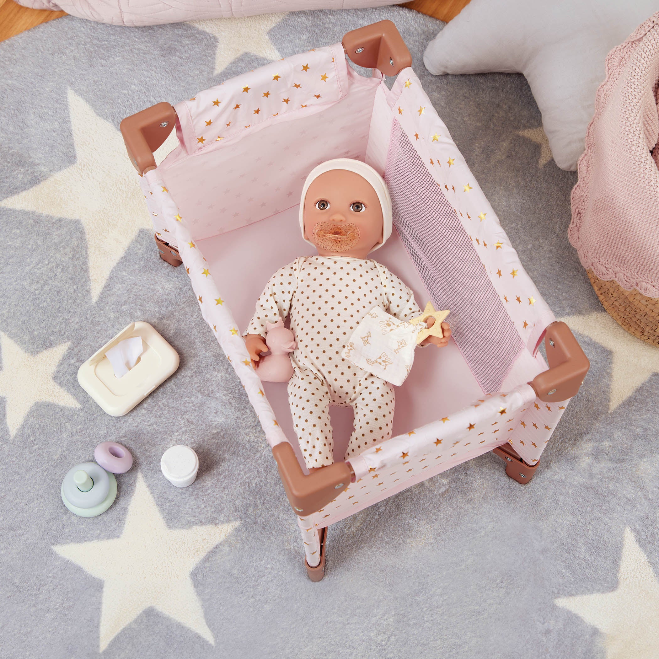 LullaBaby Doll Playpen & Accessories Set