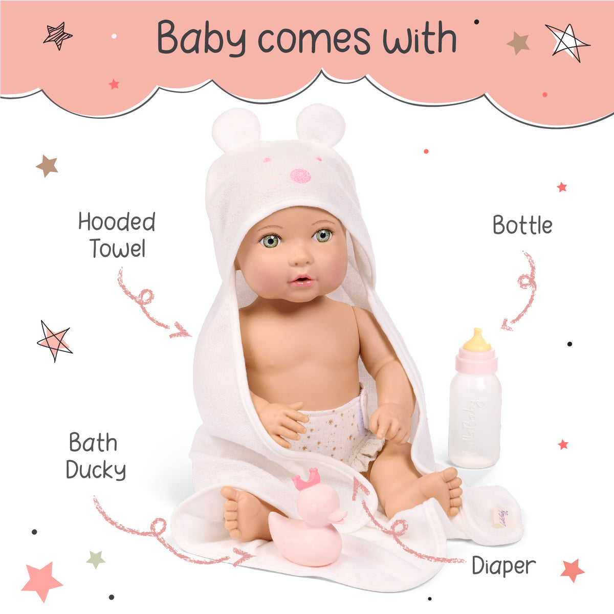 Clean & Care Bath Doll - LullaBaby