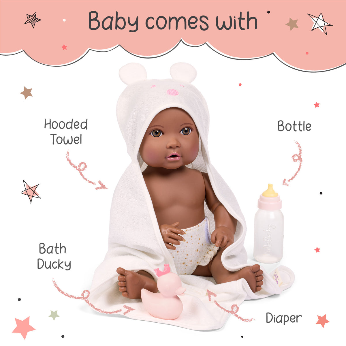 Clean & Care Bath Doll - LullaBaby