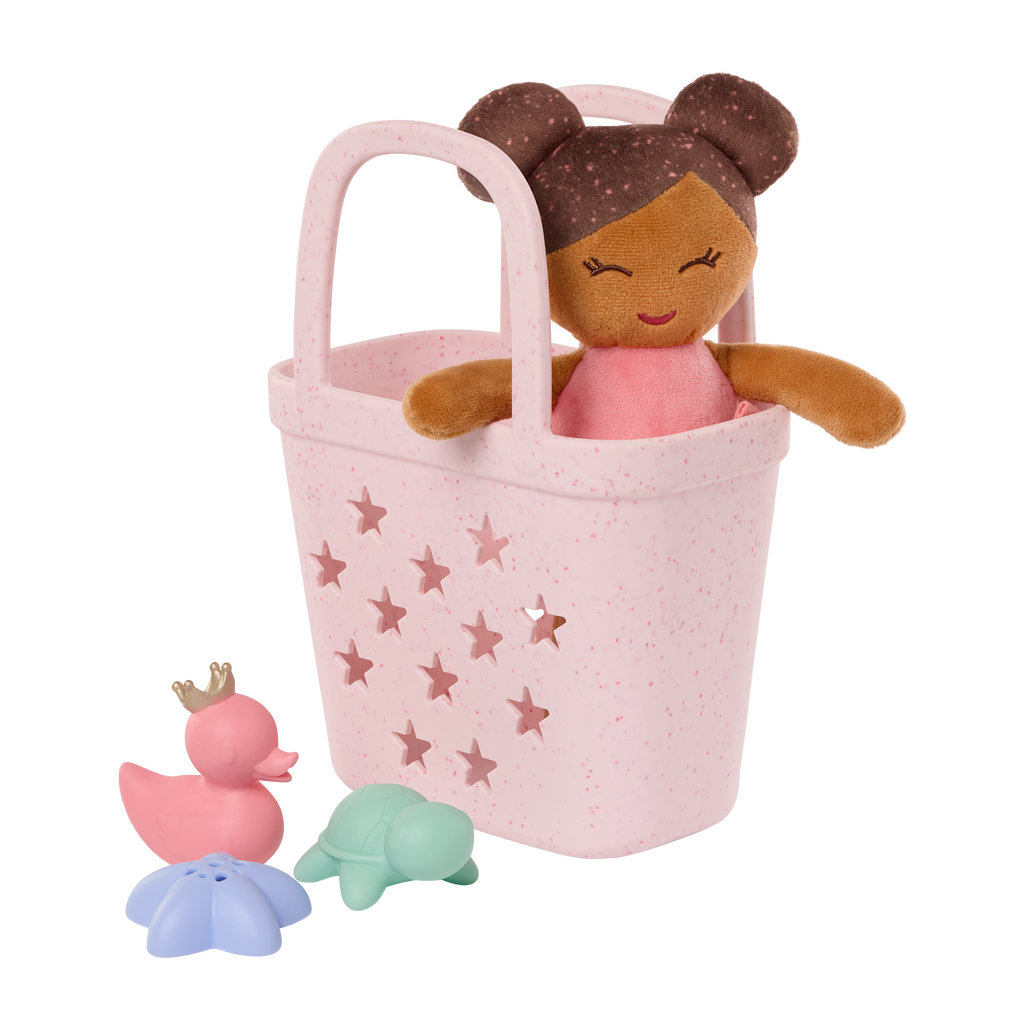 Bath Doll & Basket