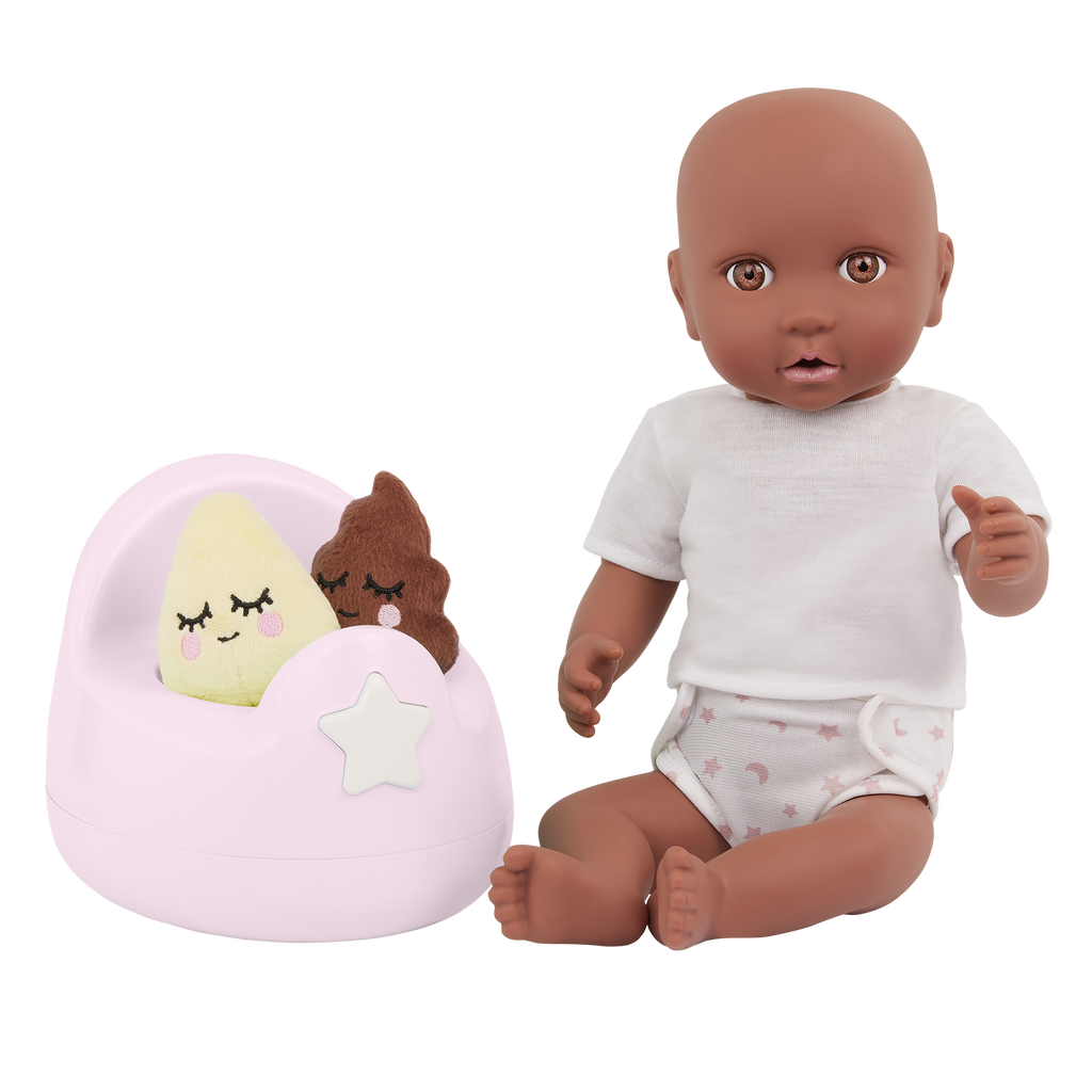 Pink Baby Doll Potty Set