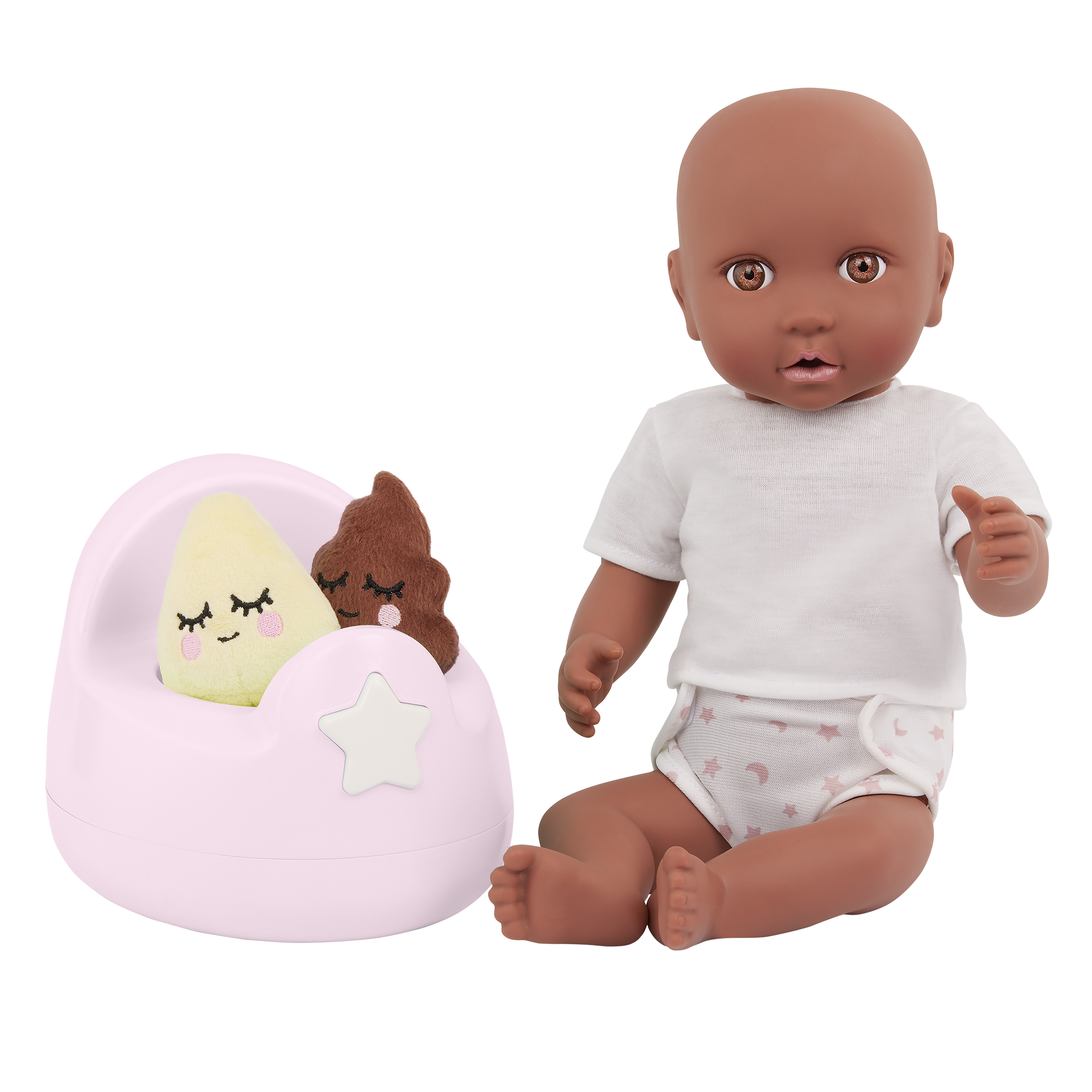 Pink Baby Doll Potty Set