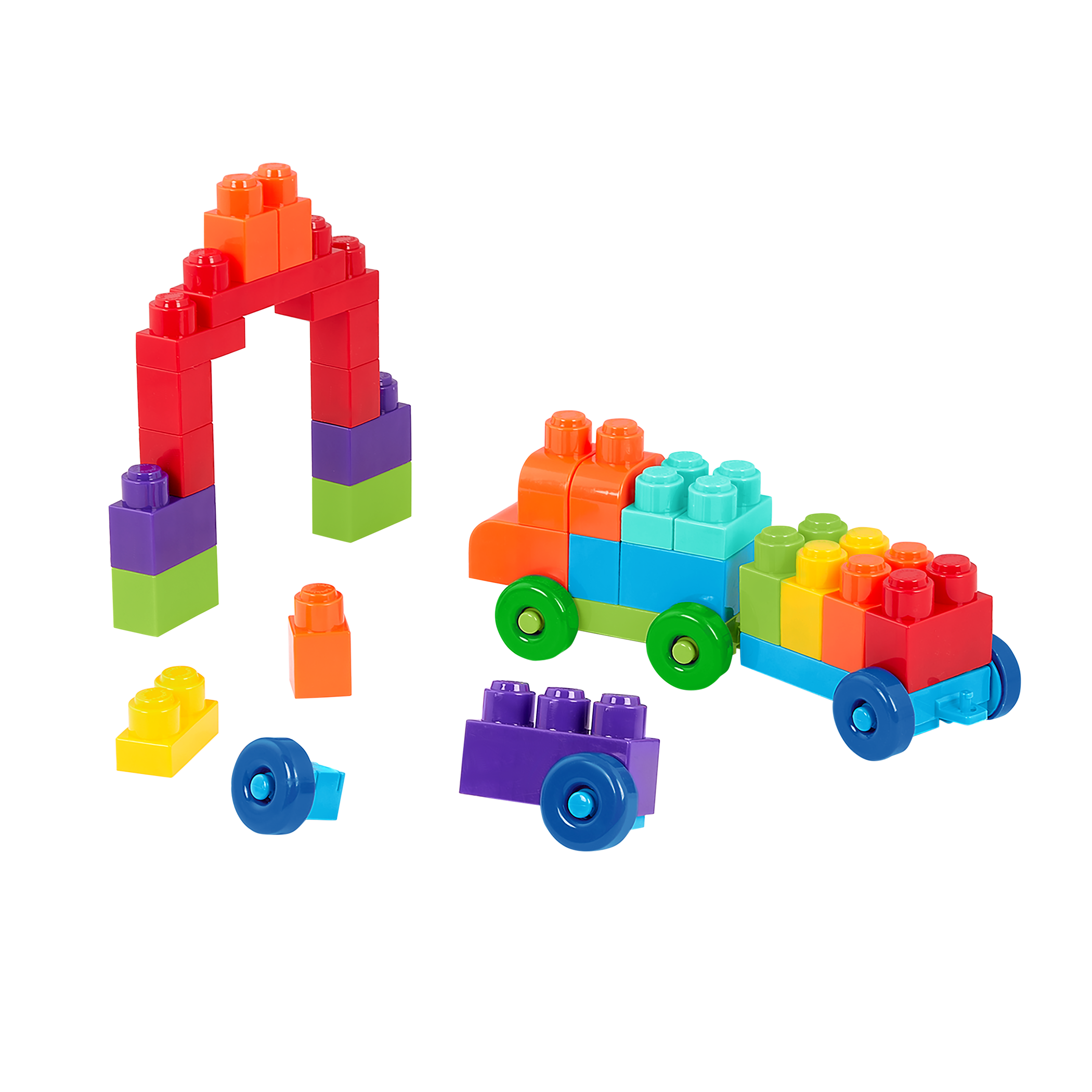 Locbloc bag of building blocks for toddlers
