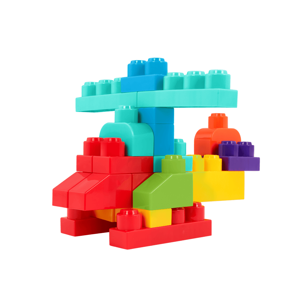 Locbloc bag of building blocks for toddlers