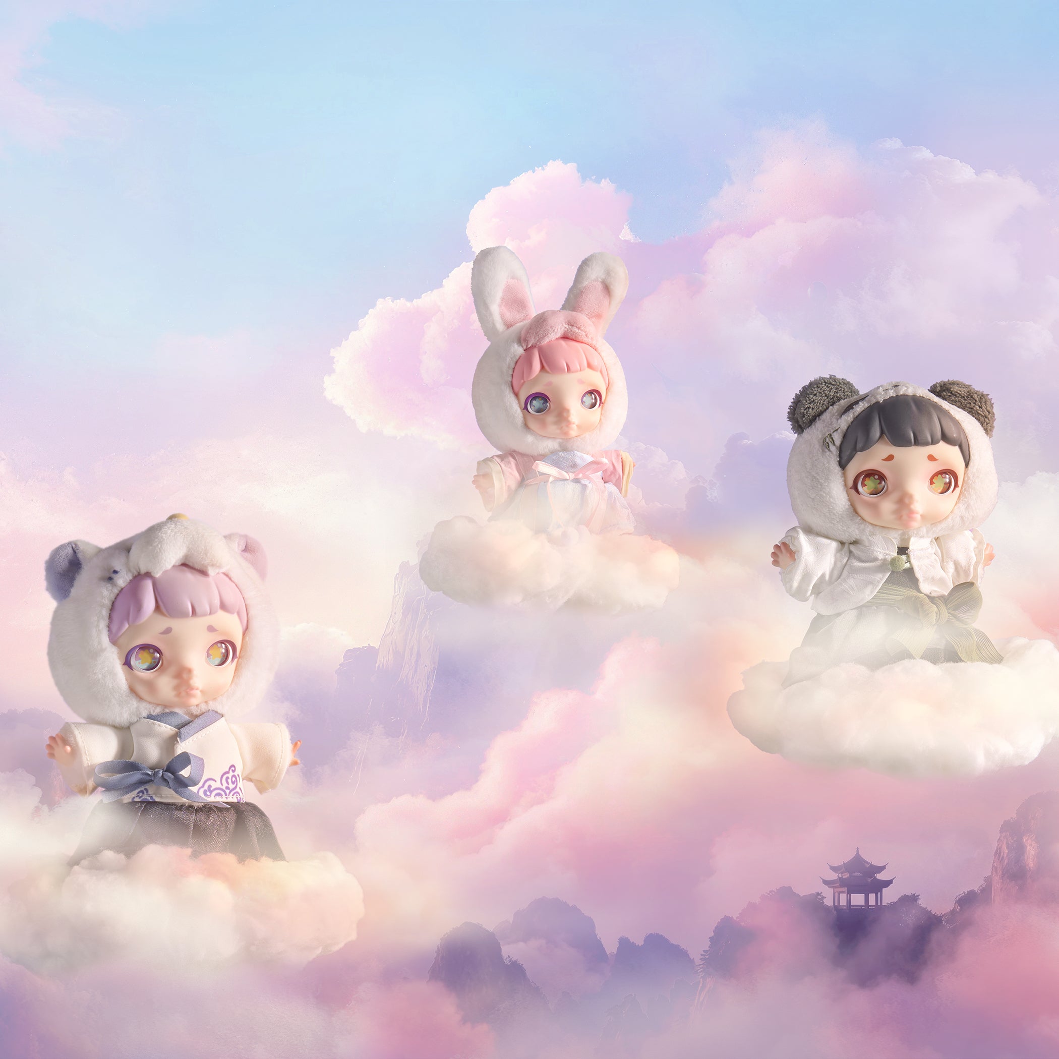 ビスクドールモールドMYSTICー227ベビー5S Laura Girl | Chinese Mythic Beasts | Blind Box Plush – MaisonBattat