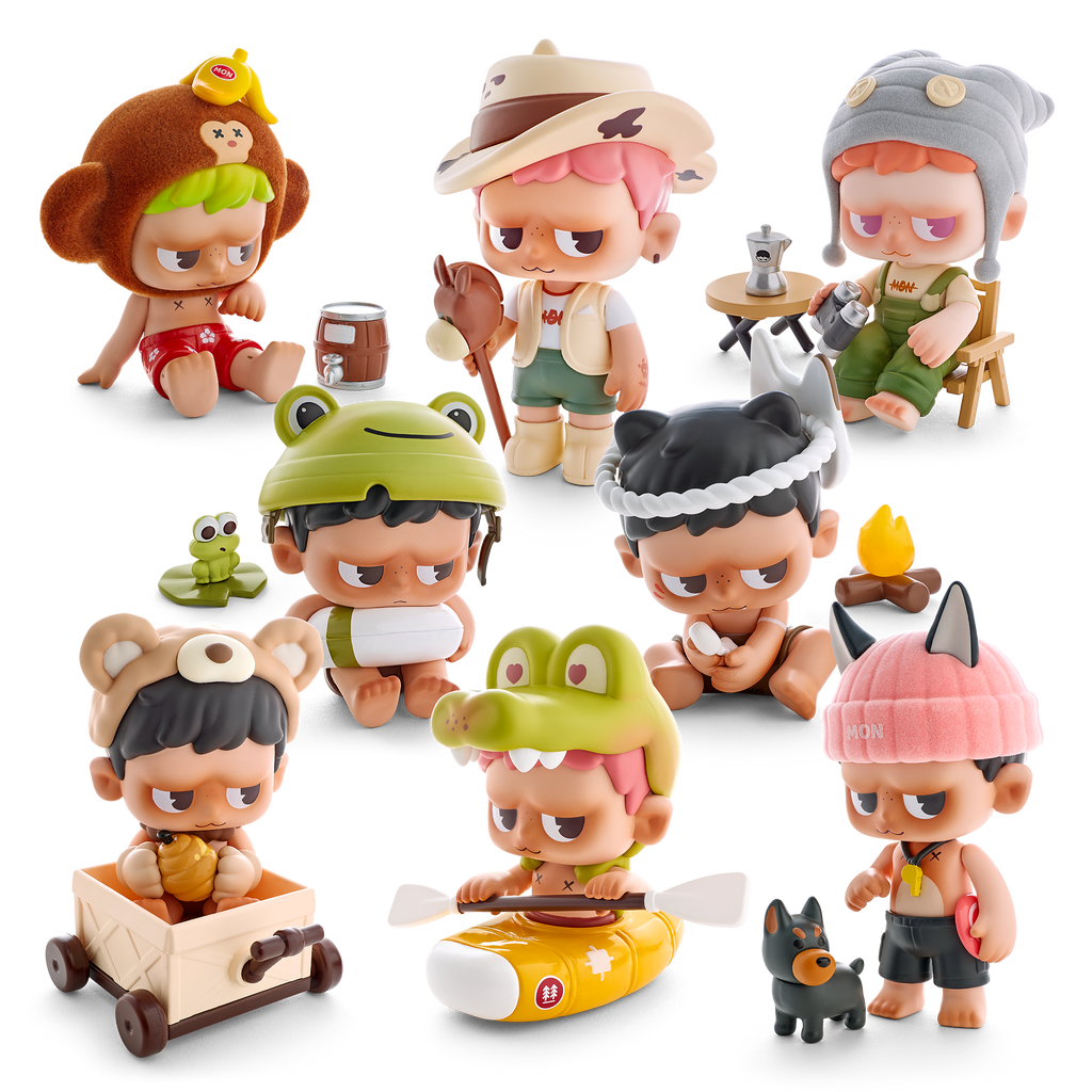 Monboo Camping Diary Blind Box Figures