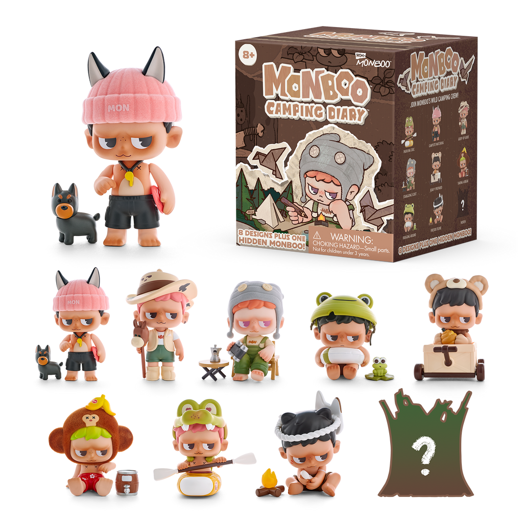 Monboo Camping Diary Blind Box Figures