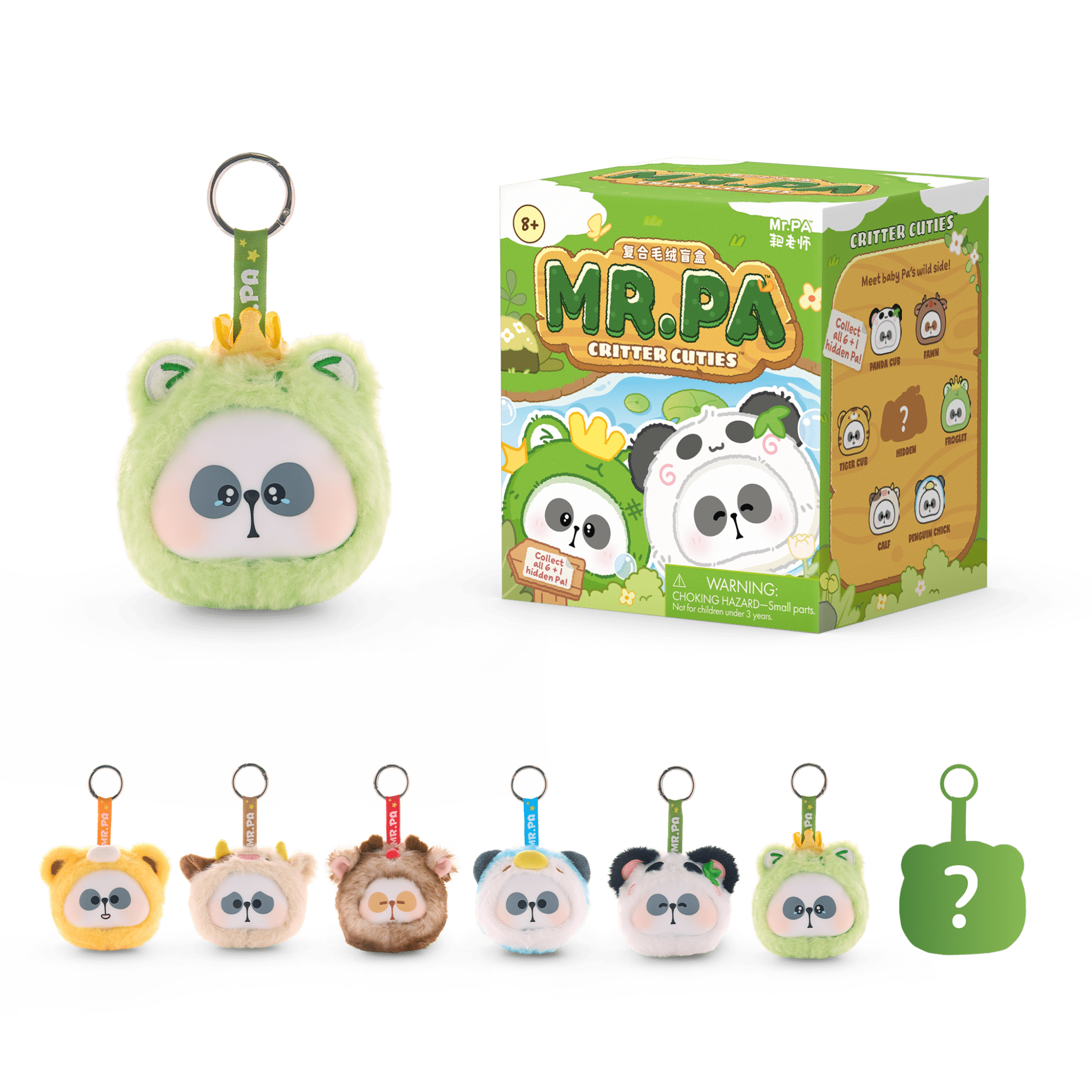 Mr. Pa Critter Cuties Mini Plush Blind Box