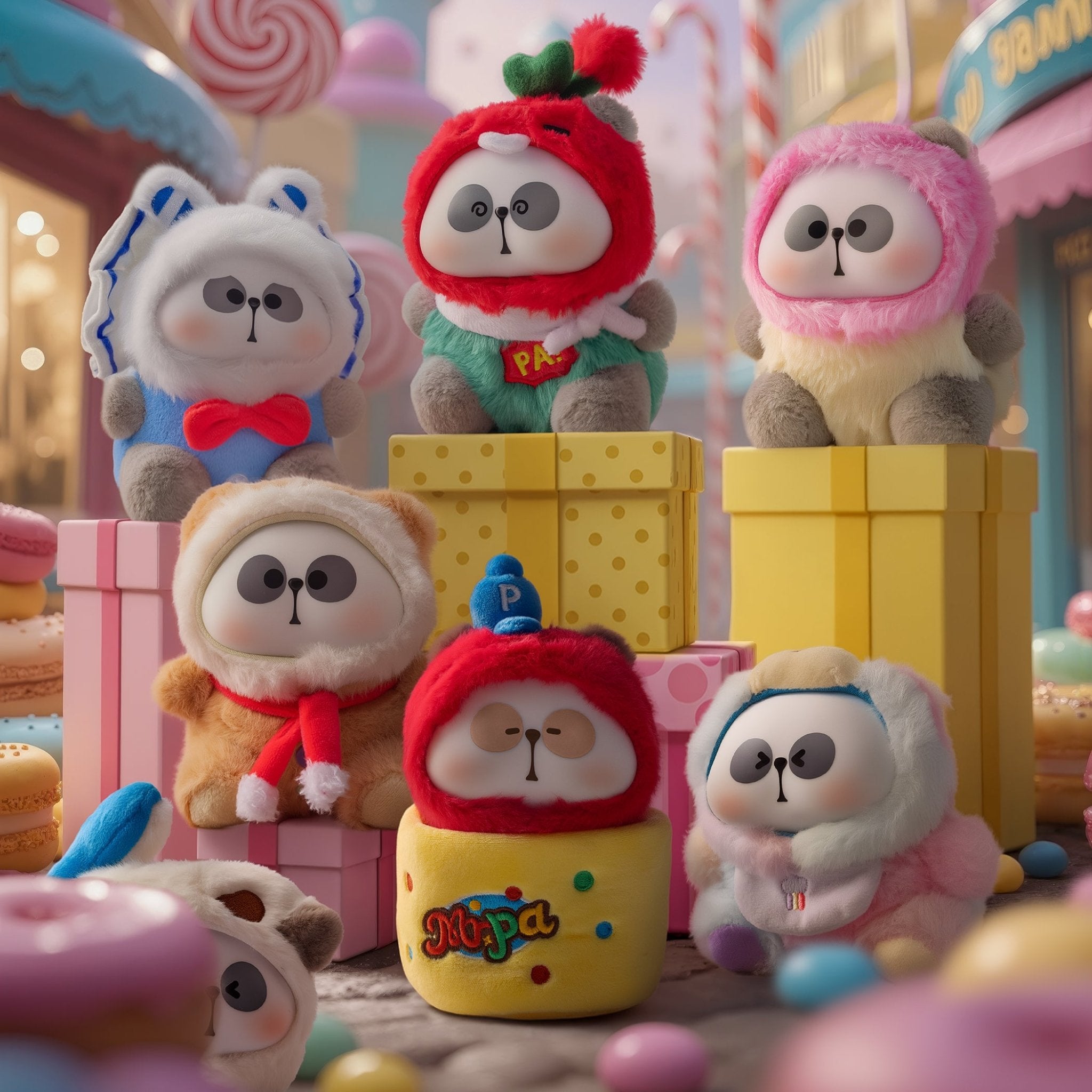 Mr. Pa | Candy Series | Blind Box Collectible Stuffed Animal