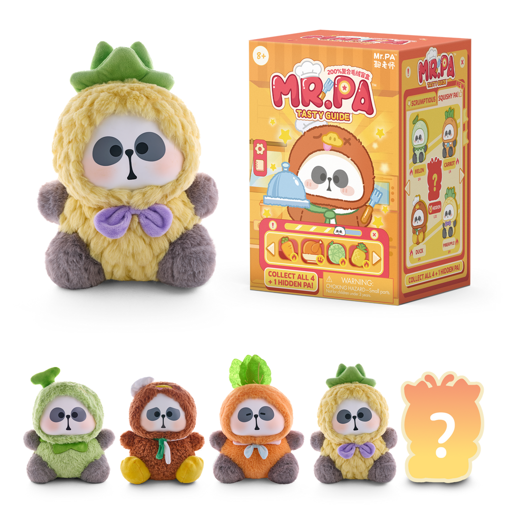 Mr. Pa Blind Box 9-Inch Stuffed Plush Tasty Guide