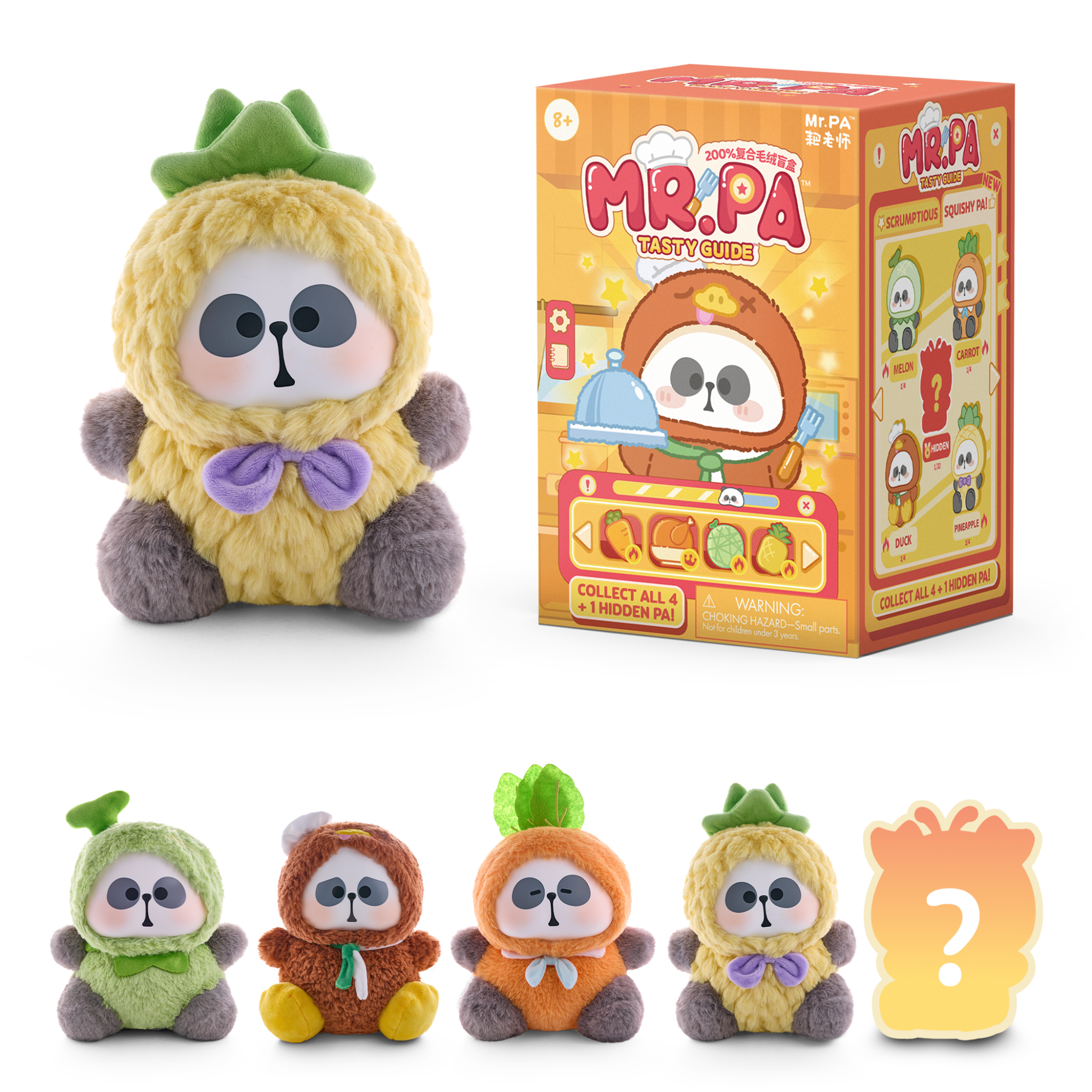 Mr. Pa Blind Box 9-Inch Stuffed Plush Tasty Guide