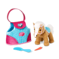 Pucci Pals BLUE STRIPE BAG & BEIGE HORSE