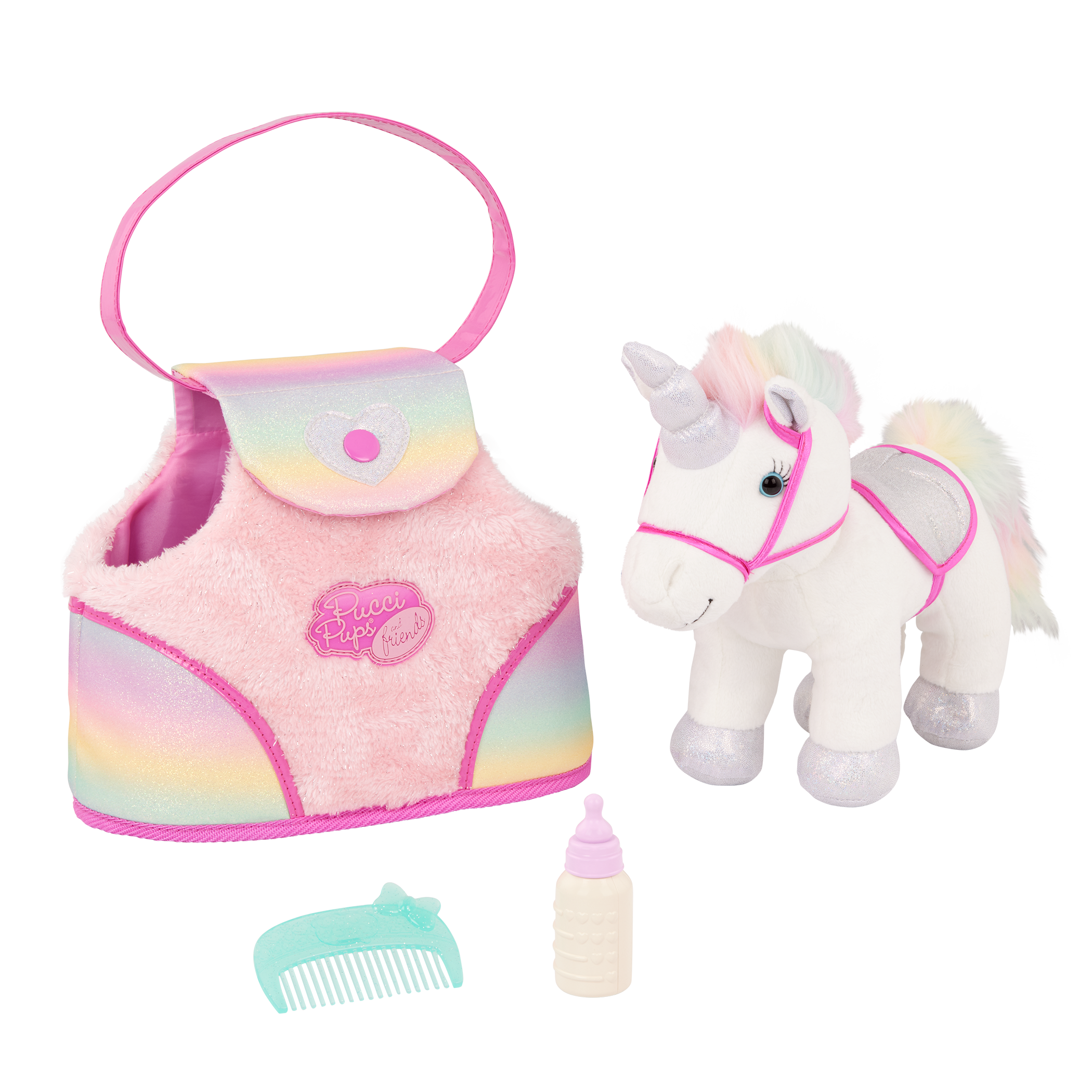 Rainbow Bag & Sparkly Unicorn