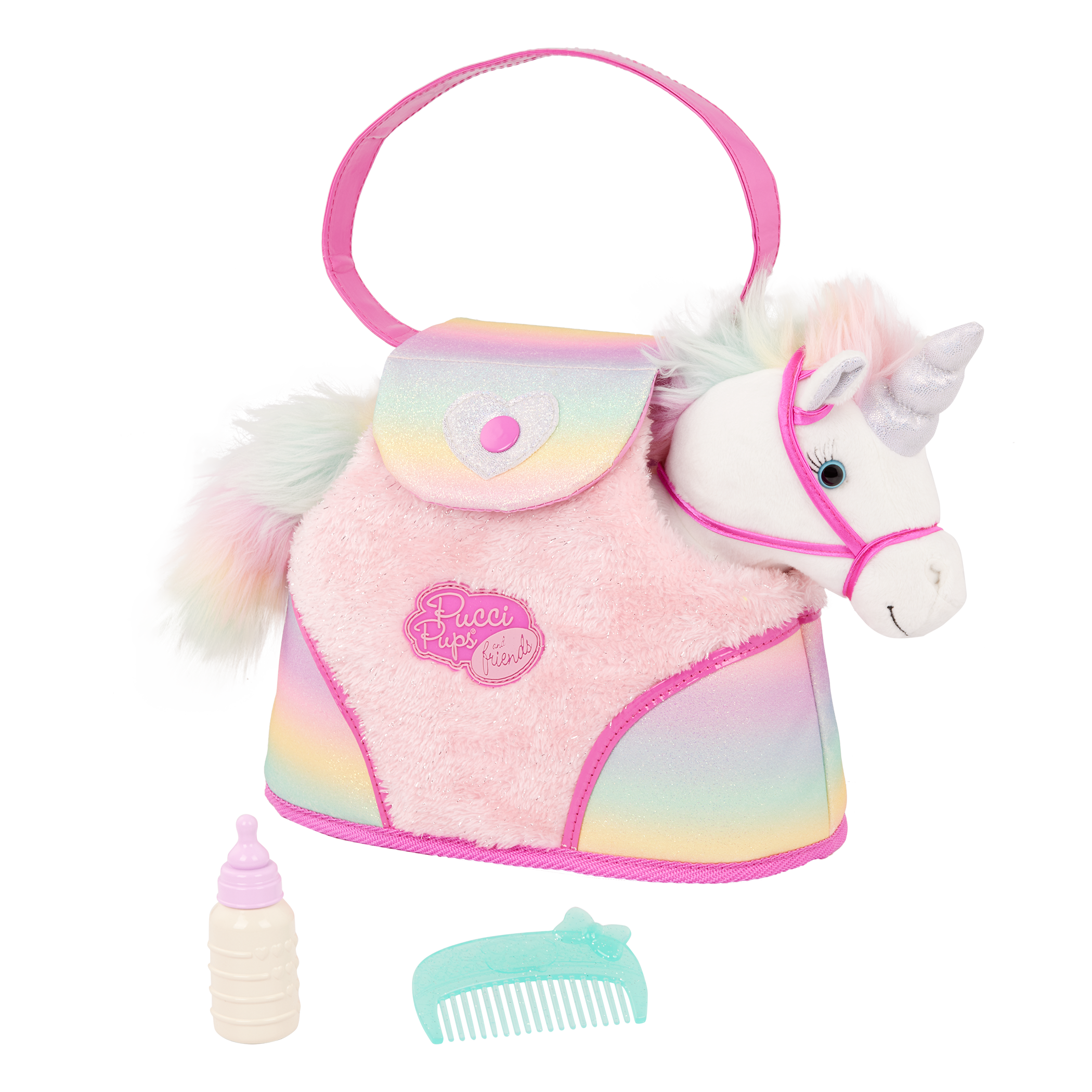 Rainbow Bag & Sparkly Unicorn