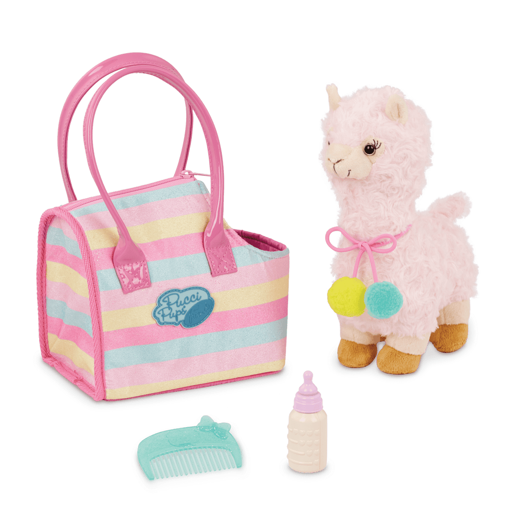 Striped Bag & Llama - Pucci Pups