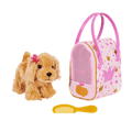 Pucci Pals Pink Crown Glam Bag & Cocker Spaniel