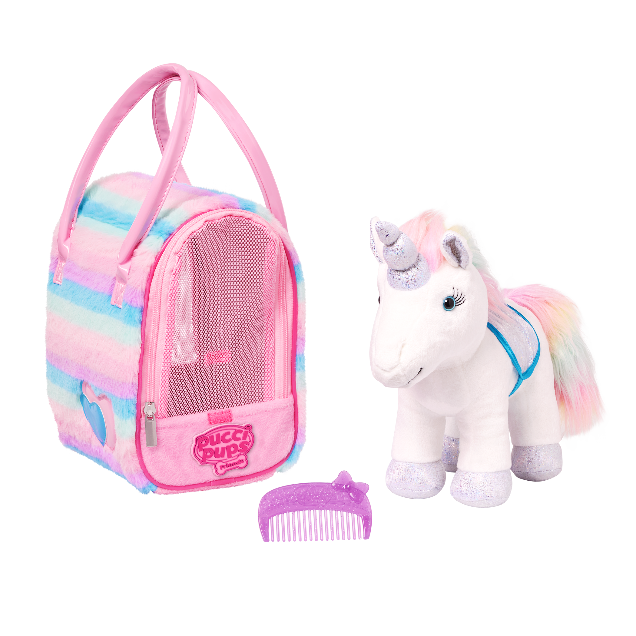 Rainbow Glam Bag & Sparkly Unicorn