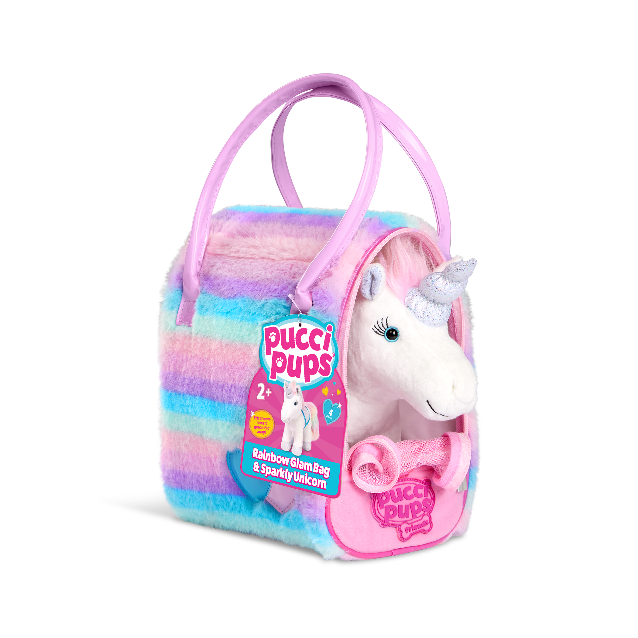 Rainbow Glam Bag & Sparkly Unicorn