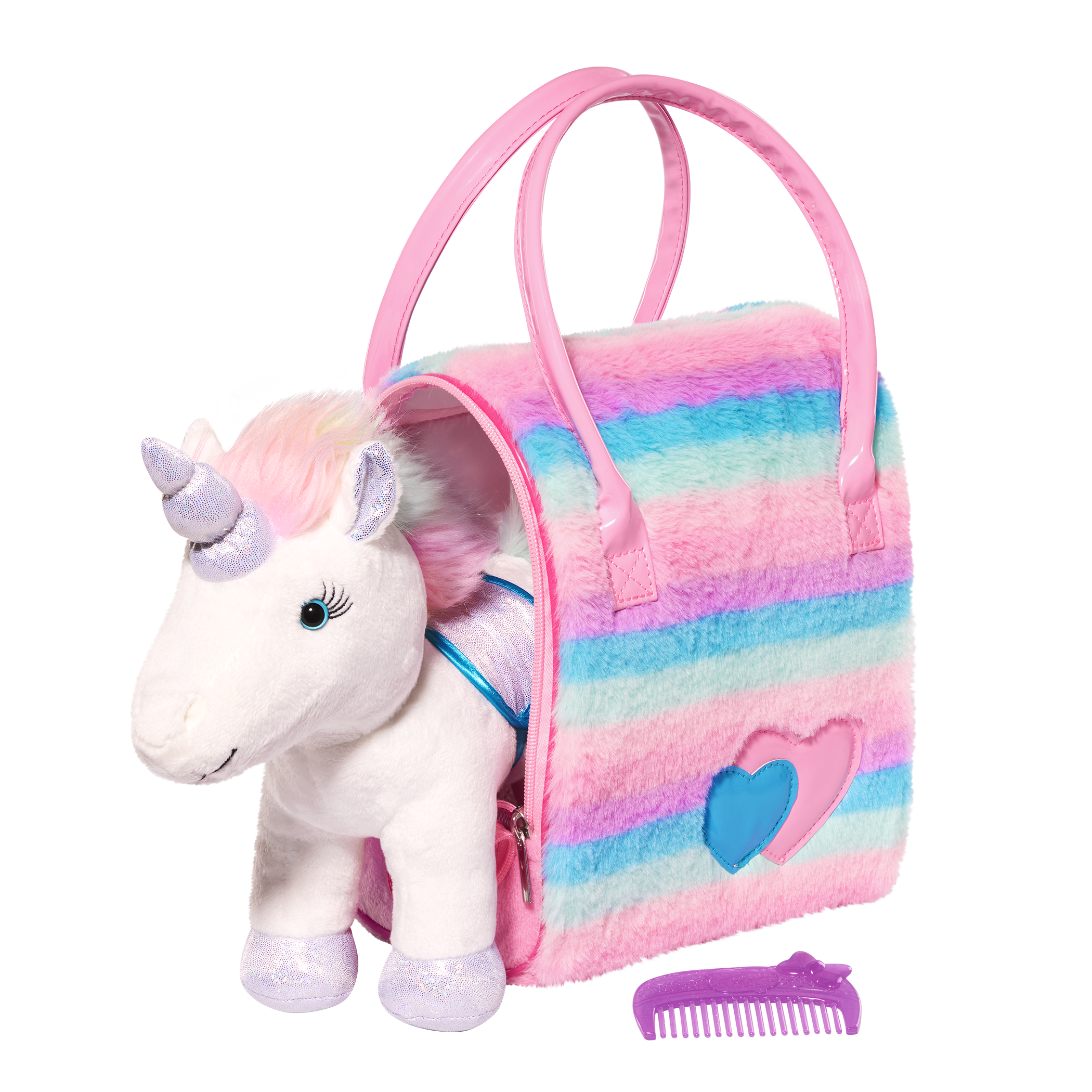 Rainbow Glam Bag & Sparkly Unicorn