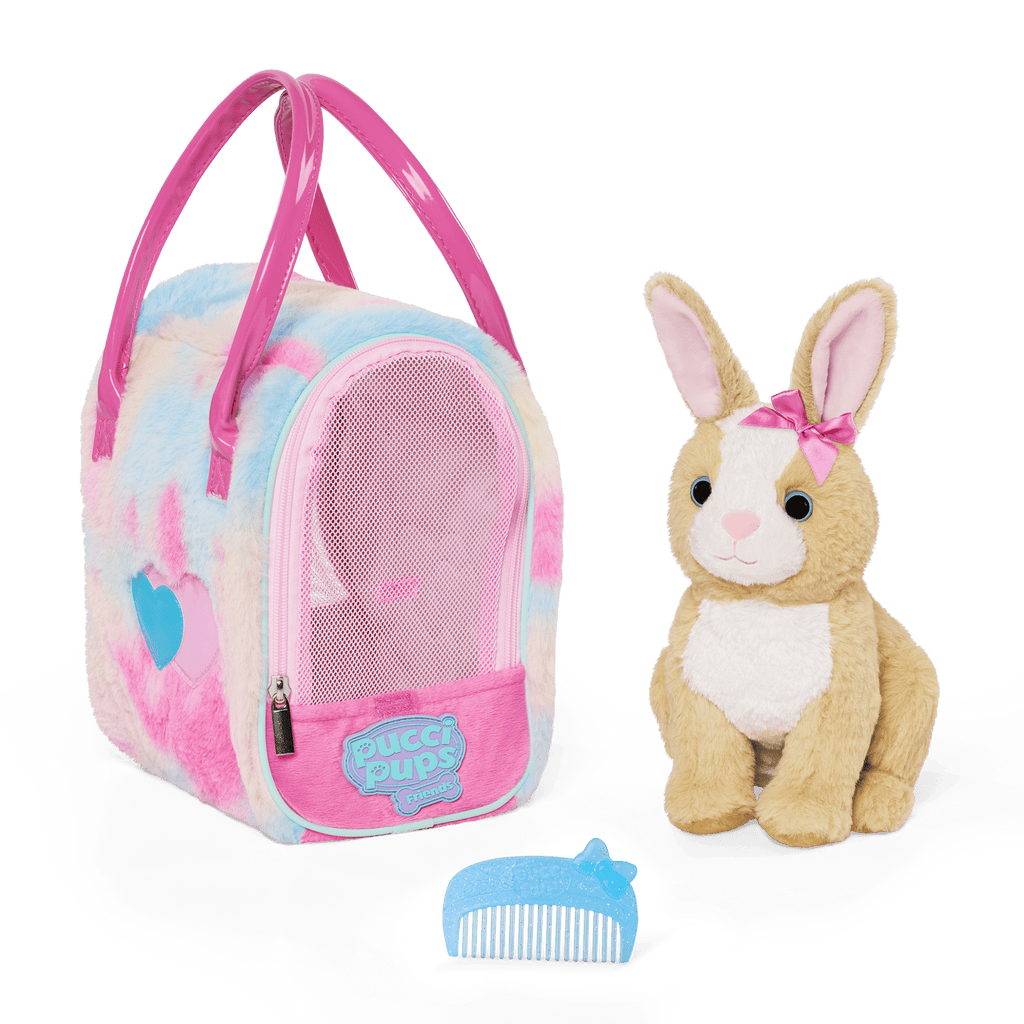 Cotton Candy Glam Bag & Bunny - Pucci Pups