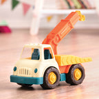A toy tow truck for kids and toddlers.