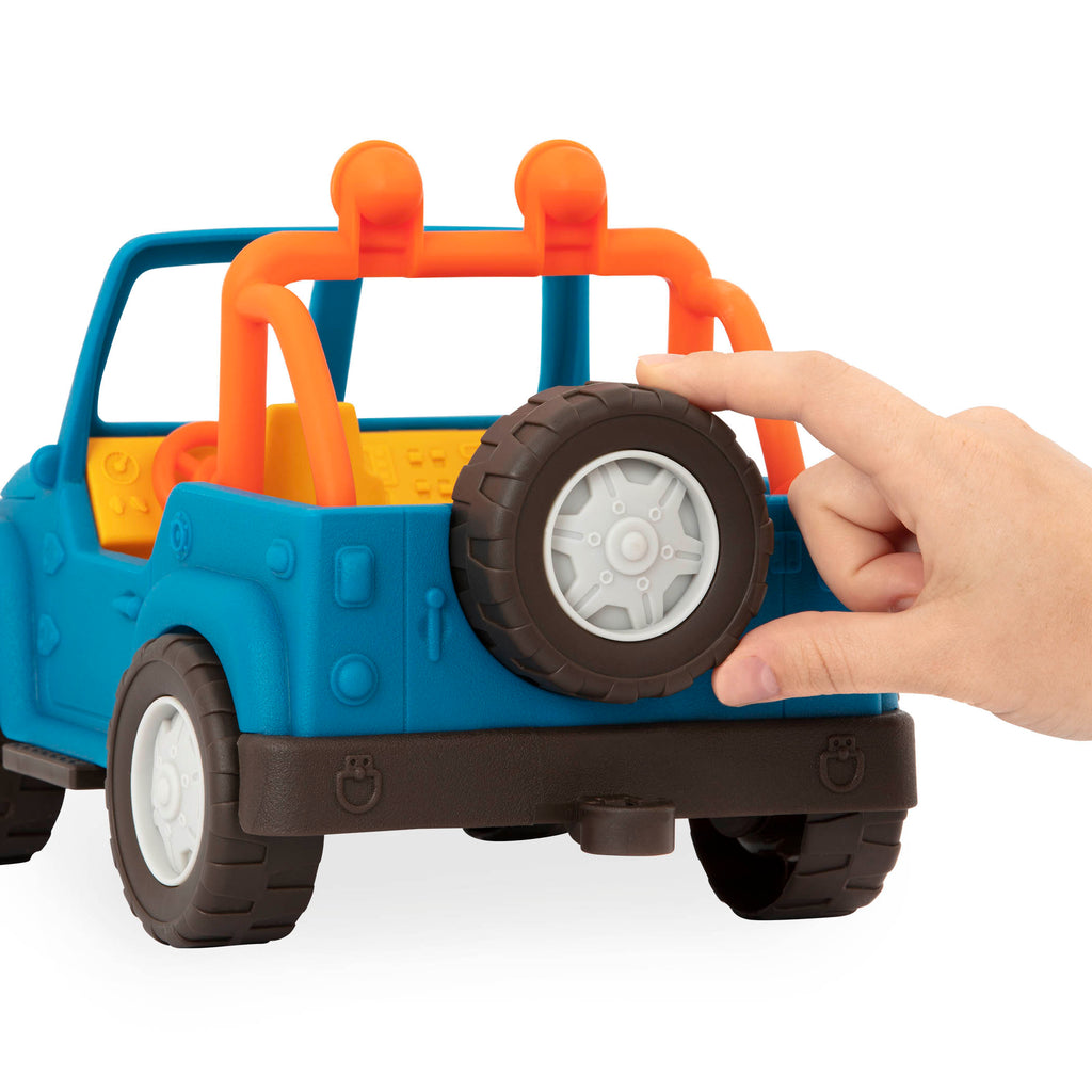 Blue and orange 4X4 for toddlers and kids.