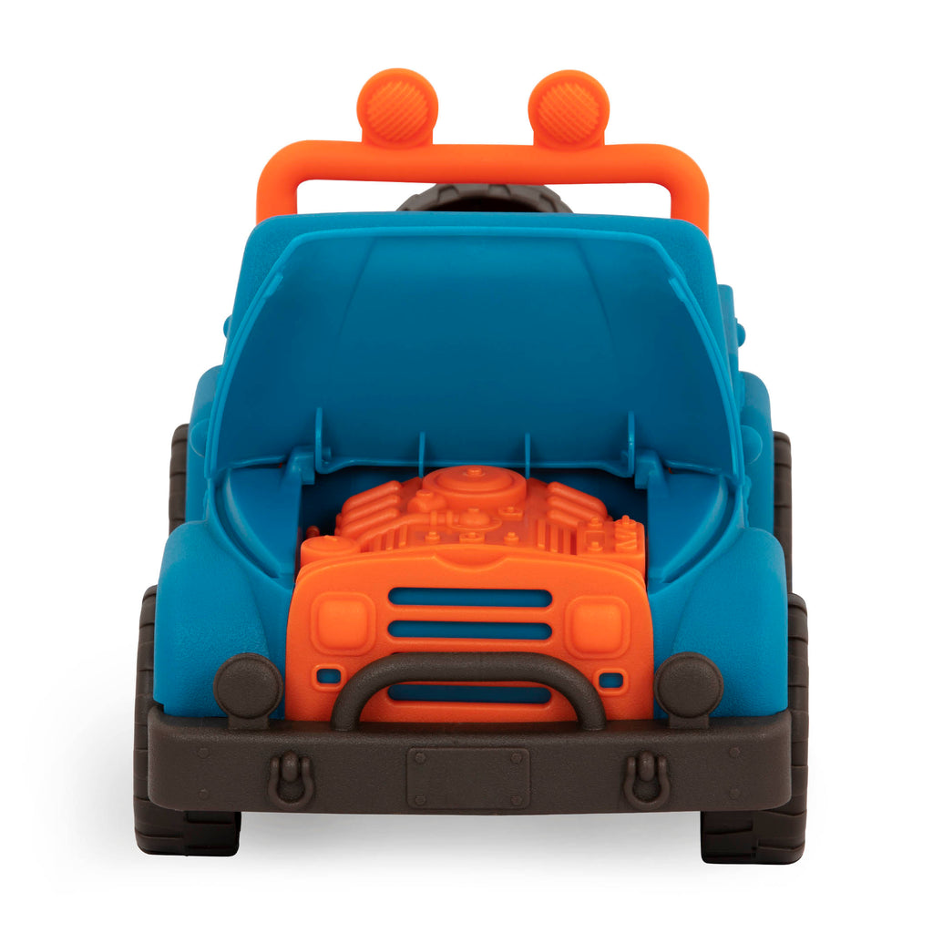 Blue and orange 4X4 for toddlers and kids.