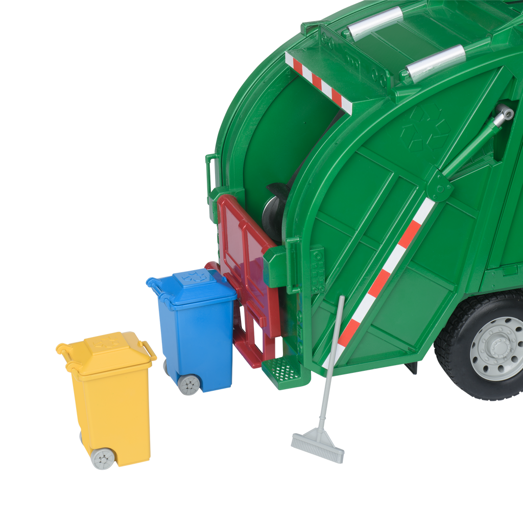 Large Green Recycling Truck