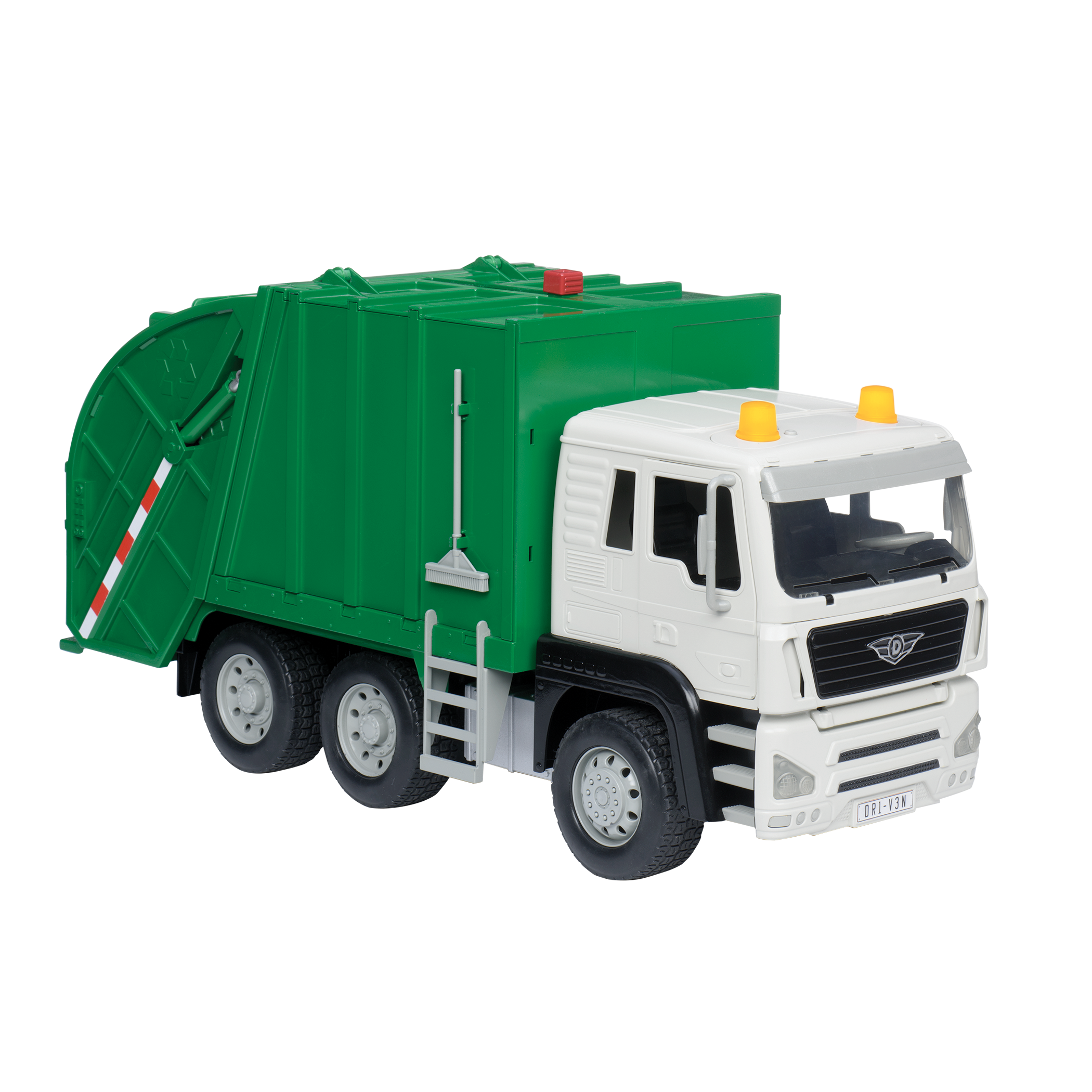Large Green Recycling Truck