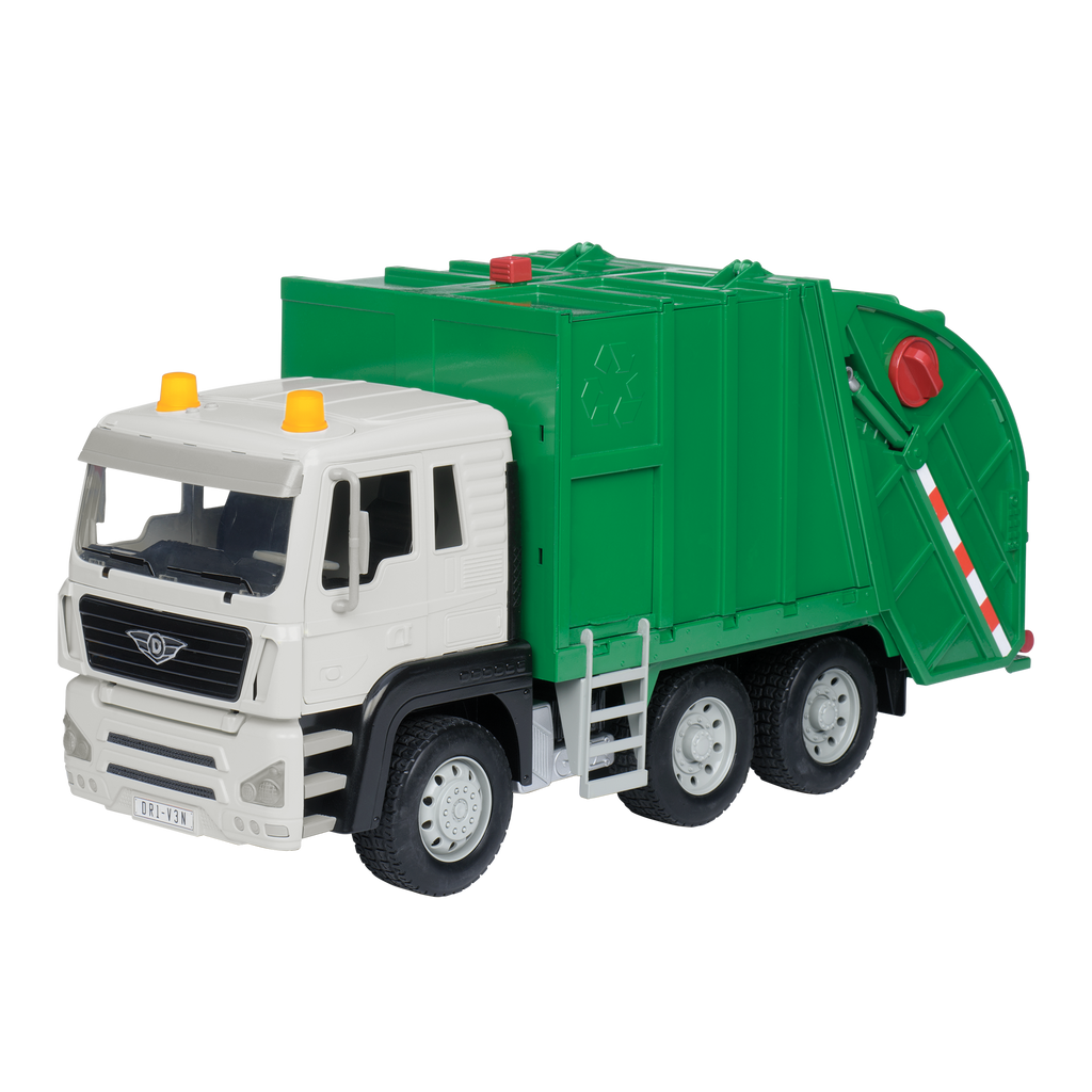 Large Green Recycling Truck