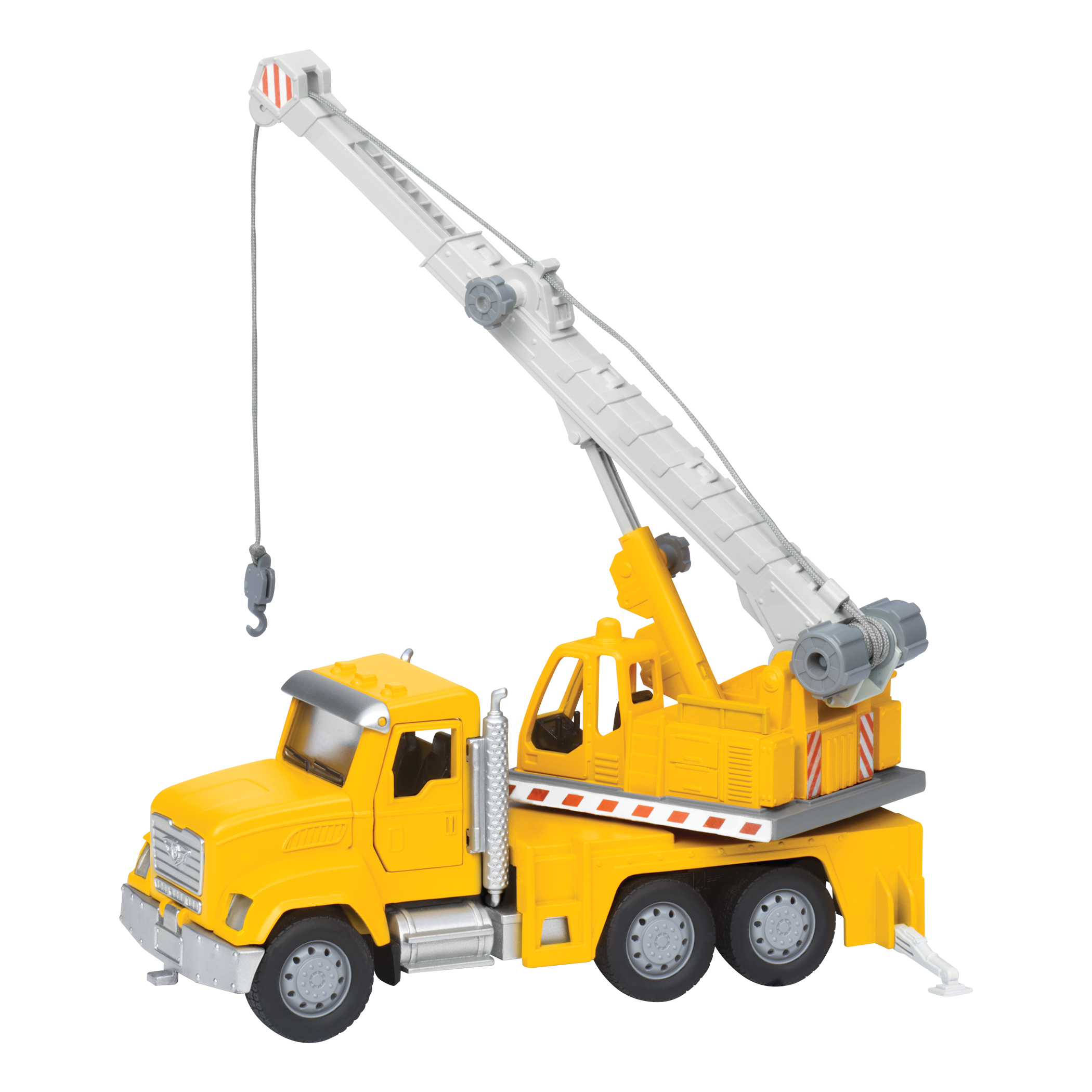 Yellow toy crane truck