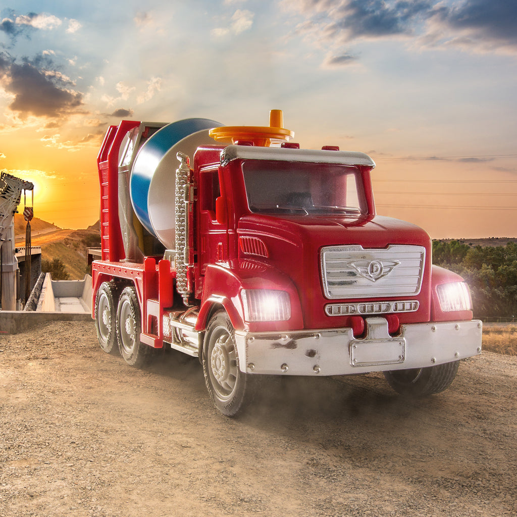 Small Micro Series Red toy cement mixer