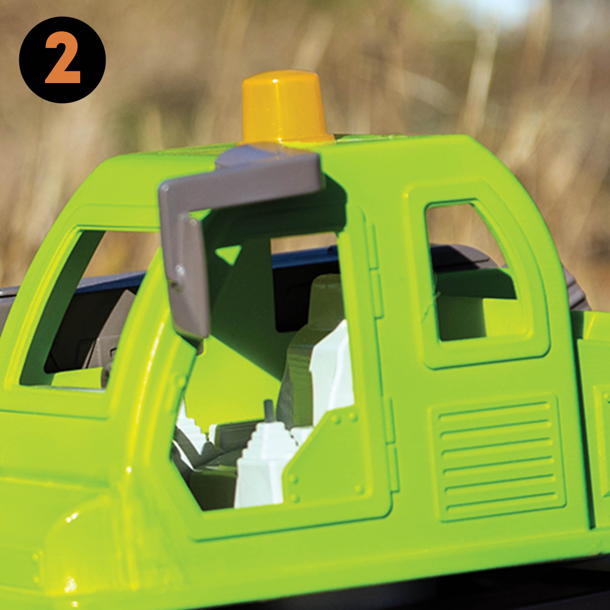 Medium Midrange Series Green toy telehandler