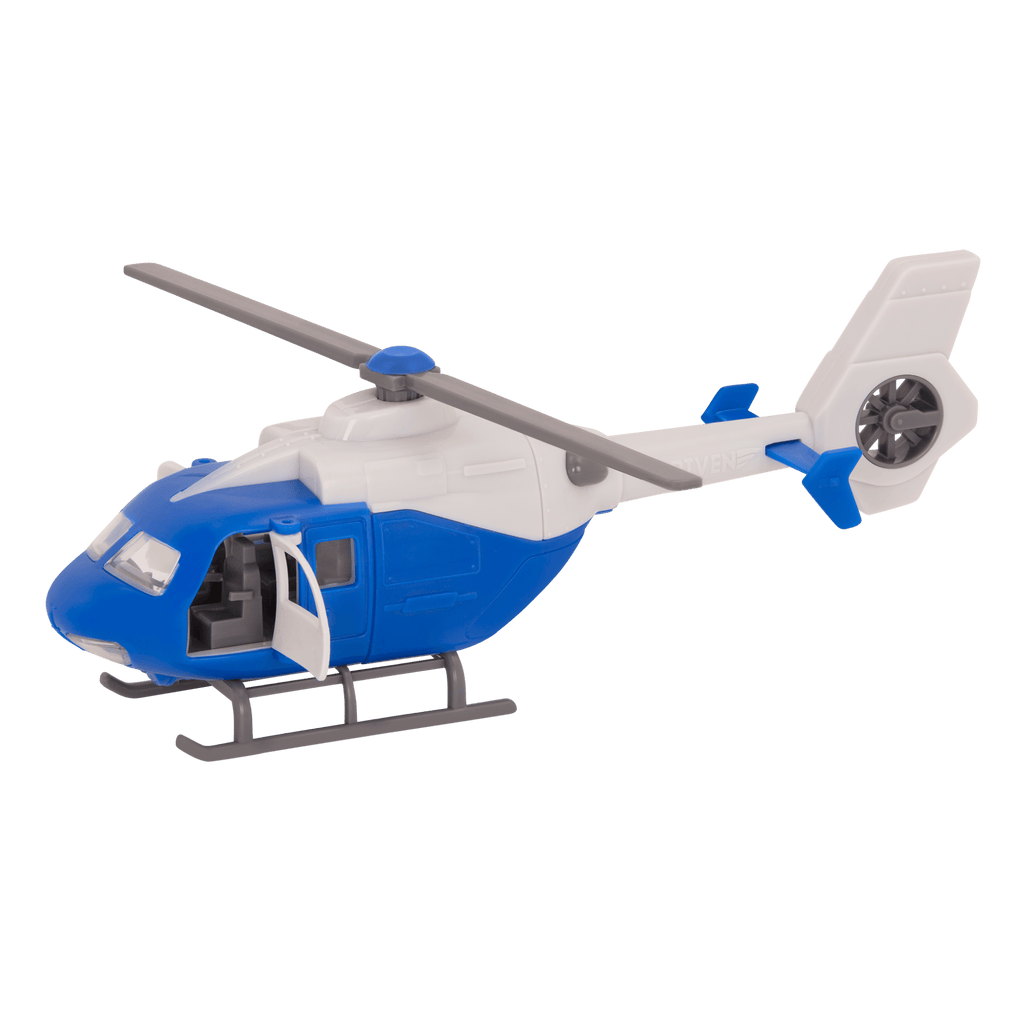 Blue toy helicopter