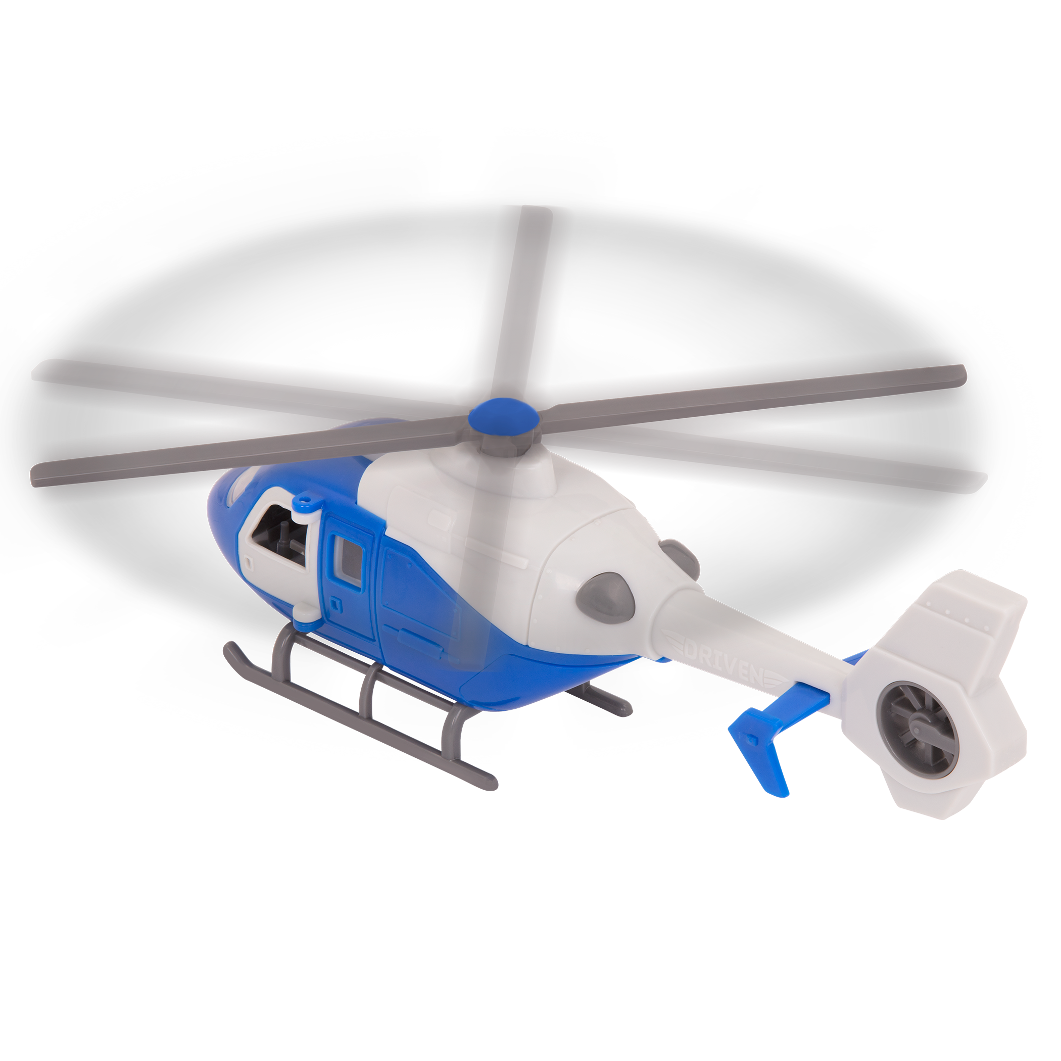 Blue toy helicopter